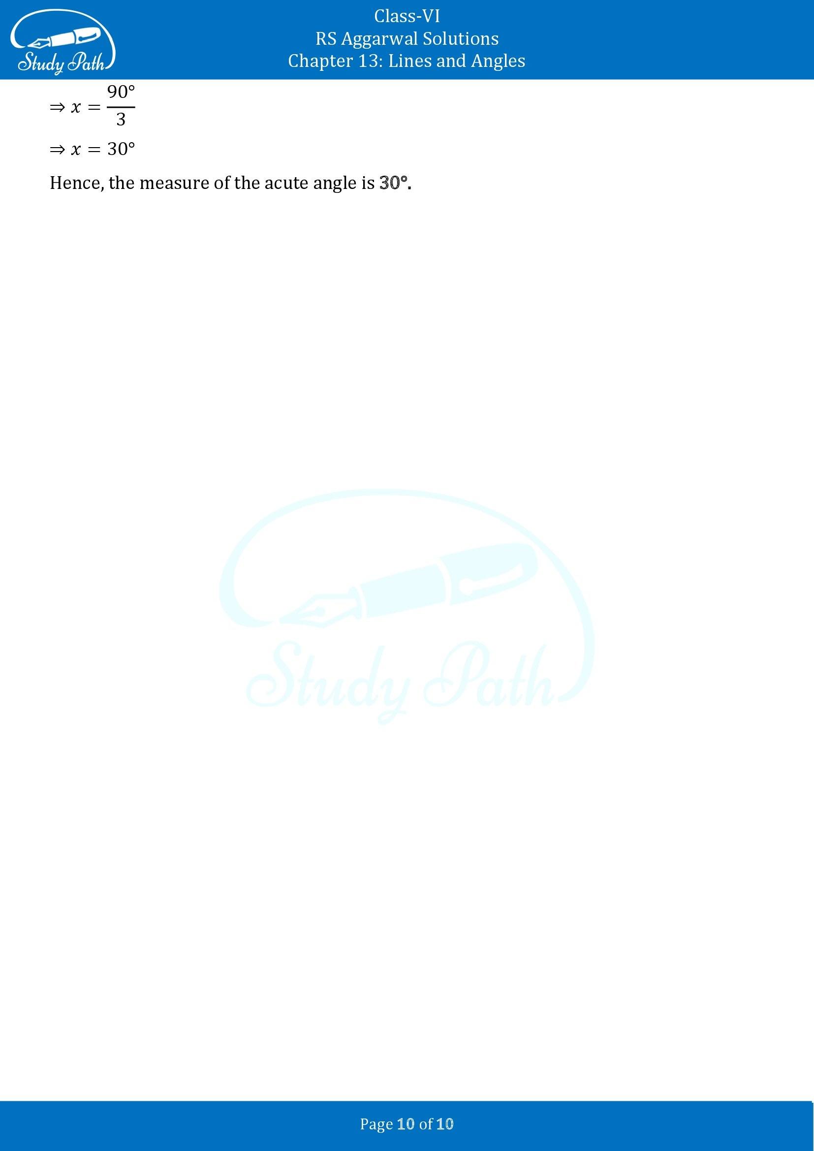 RS Aggarwal Solutions Class 6 Chapter 9 Lines and Angles Exercise 9B 00010