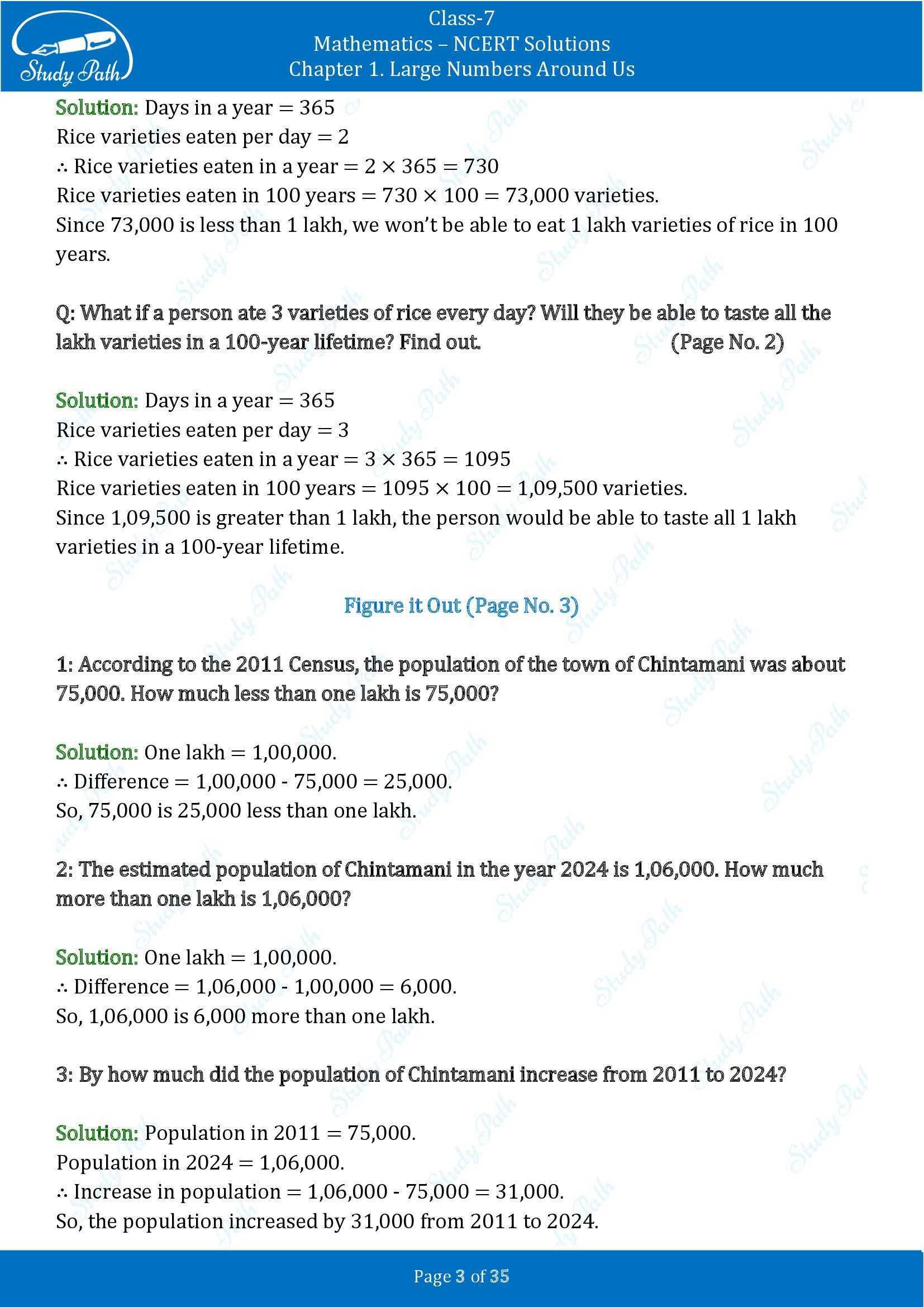 NCERT Solutions for Class 7 Maths Ganit Prakash Part 1 Chapter 1 Large Numbers Around Us 00003