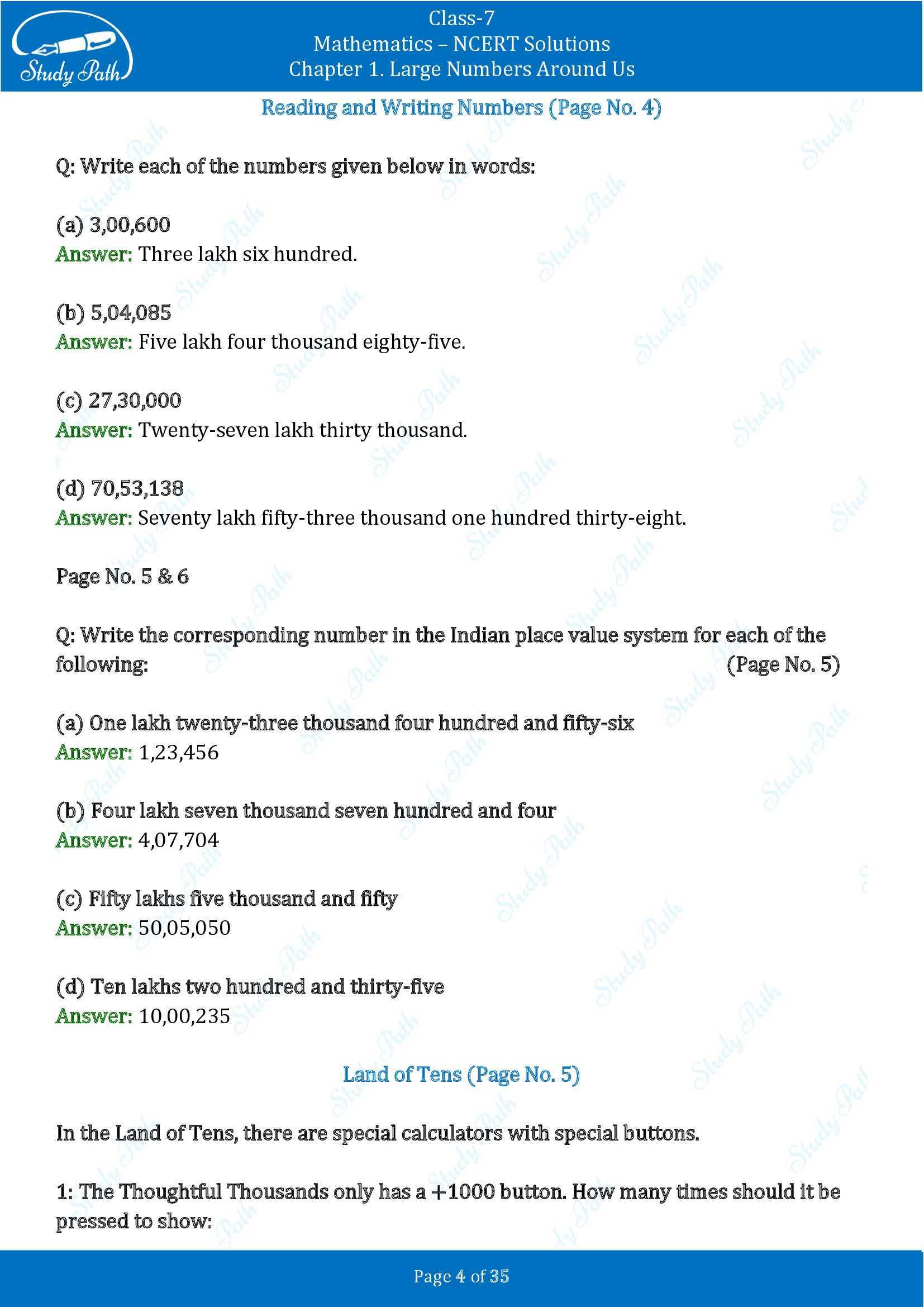 NCERT Solutions for Class 7 Maths Ganit Prakash Part 1 Chapter 1 Large Numbers Around Us 00004