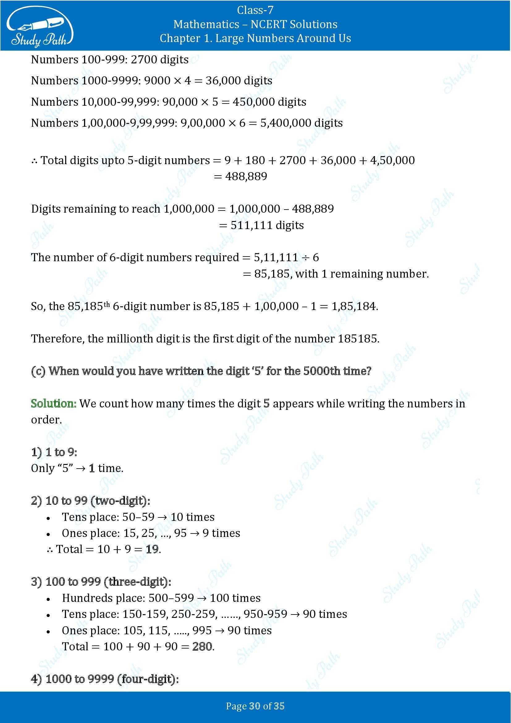 NCERT Solutions for Class 7 Maths Ganit Prakash Part 1 Chapter 1 Large Numbers Around Us 00030