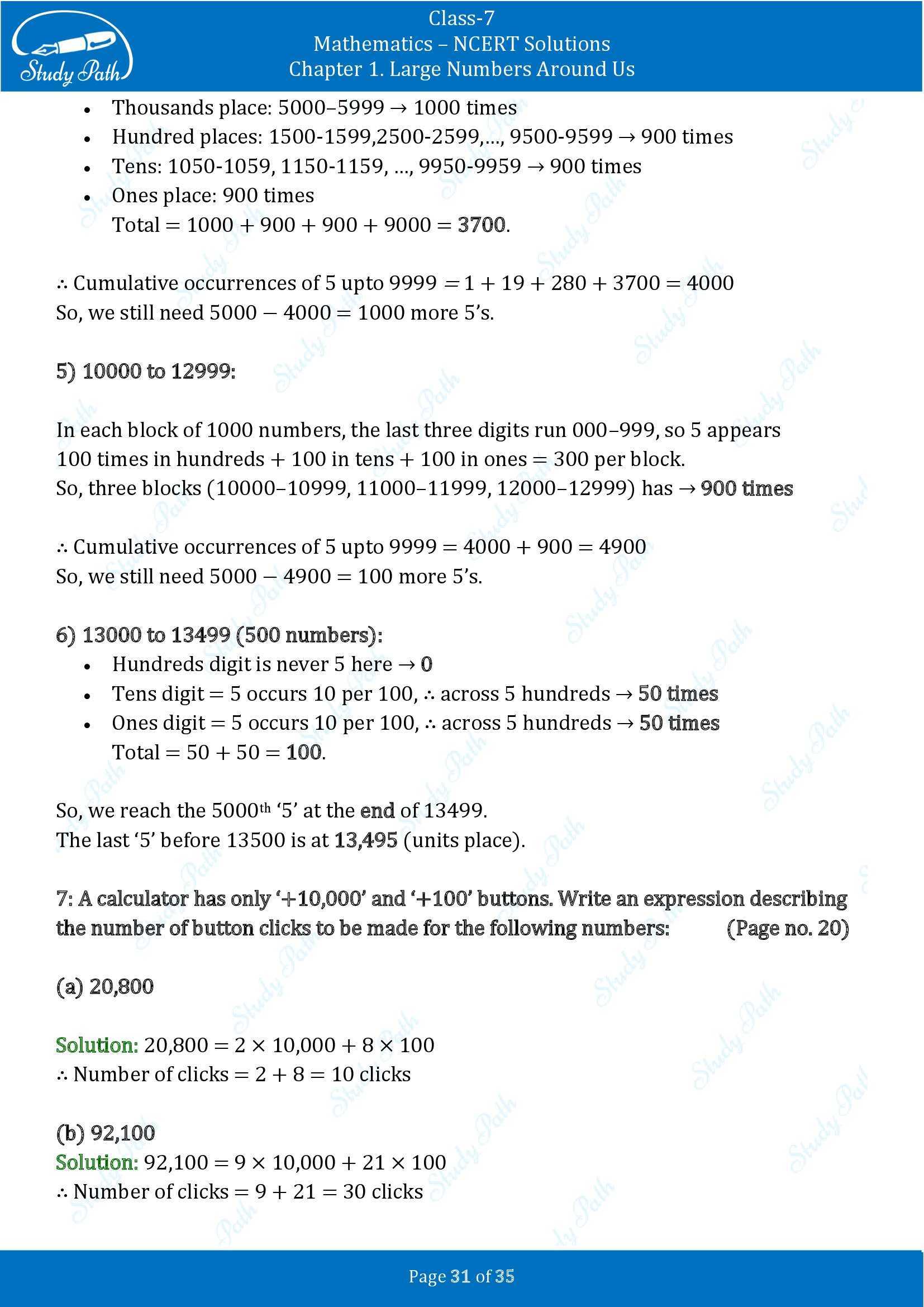 NCERT Solutions for Class 7 Maths Ganit Prakash Part 1 Chapter 1 Large Numbers Around Us 00031