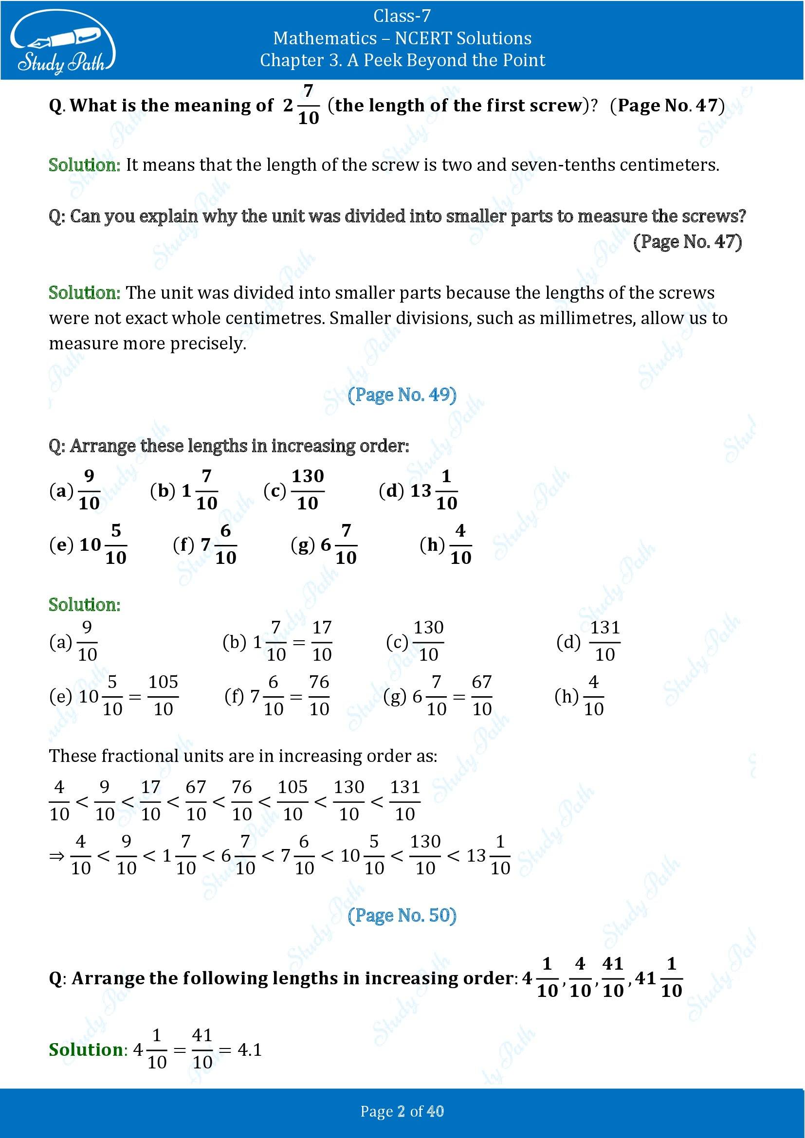NCERT Solutions for Class 7 Maths Ganit Prakash Part 1 Chapter 3 A Peek Beyond the Point 0002