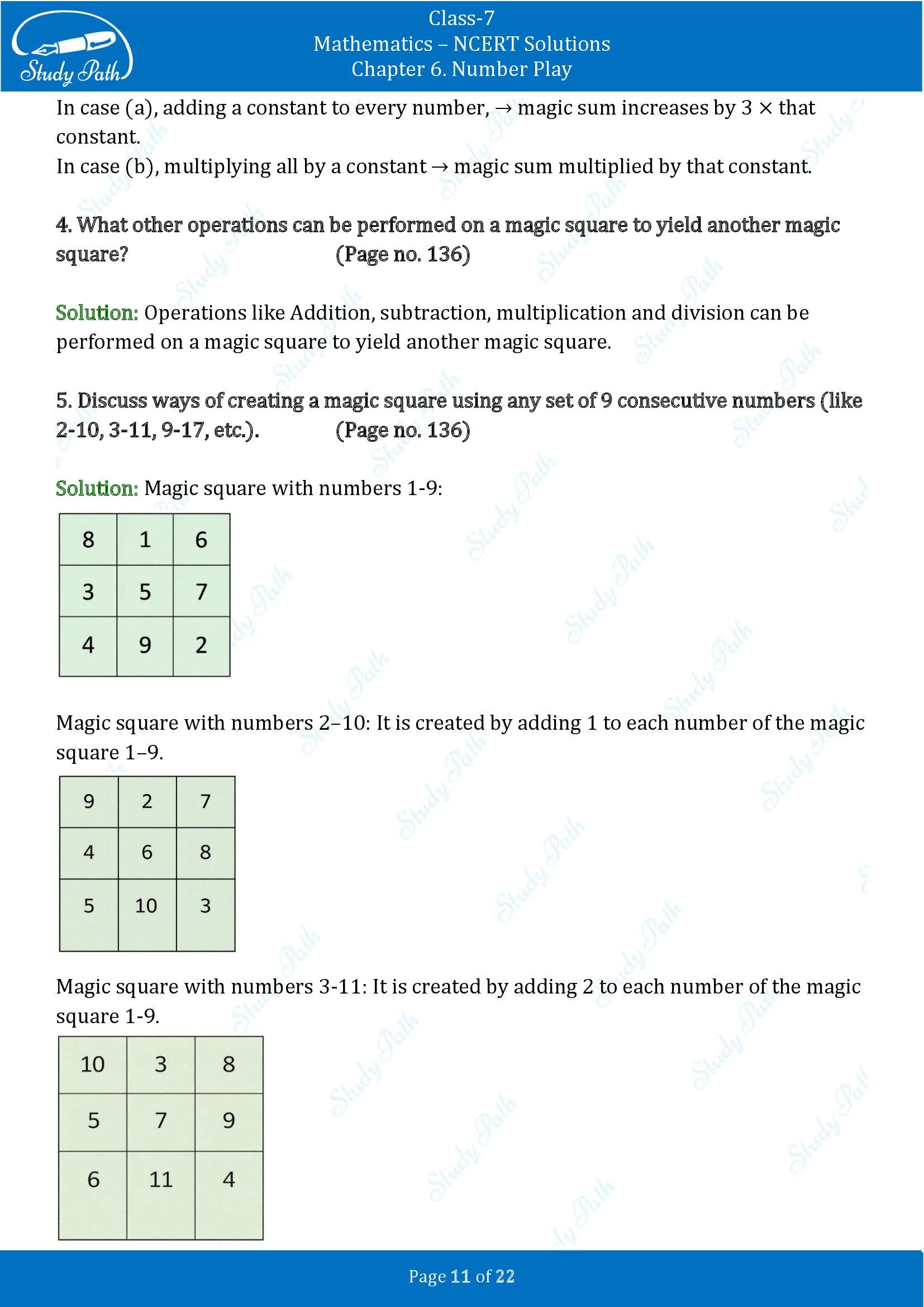 NCERT Solutions for Class 7 Maths Ganit Prakash Part 1 Chapter 6 Number Play 00011