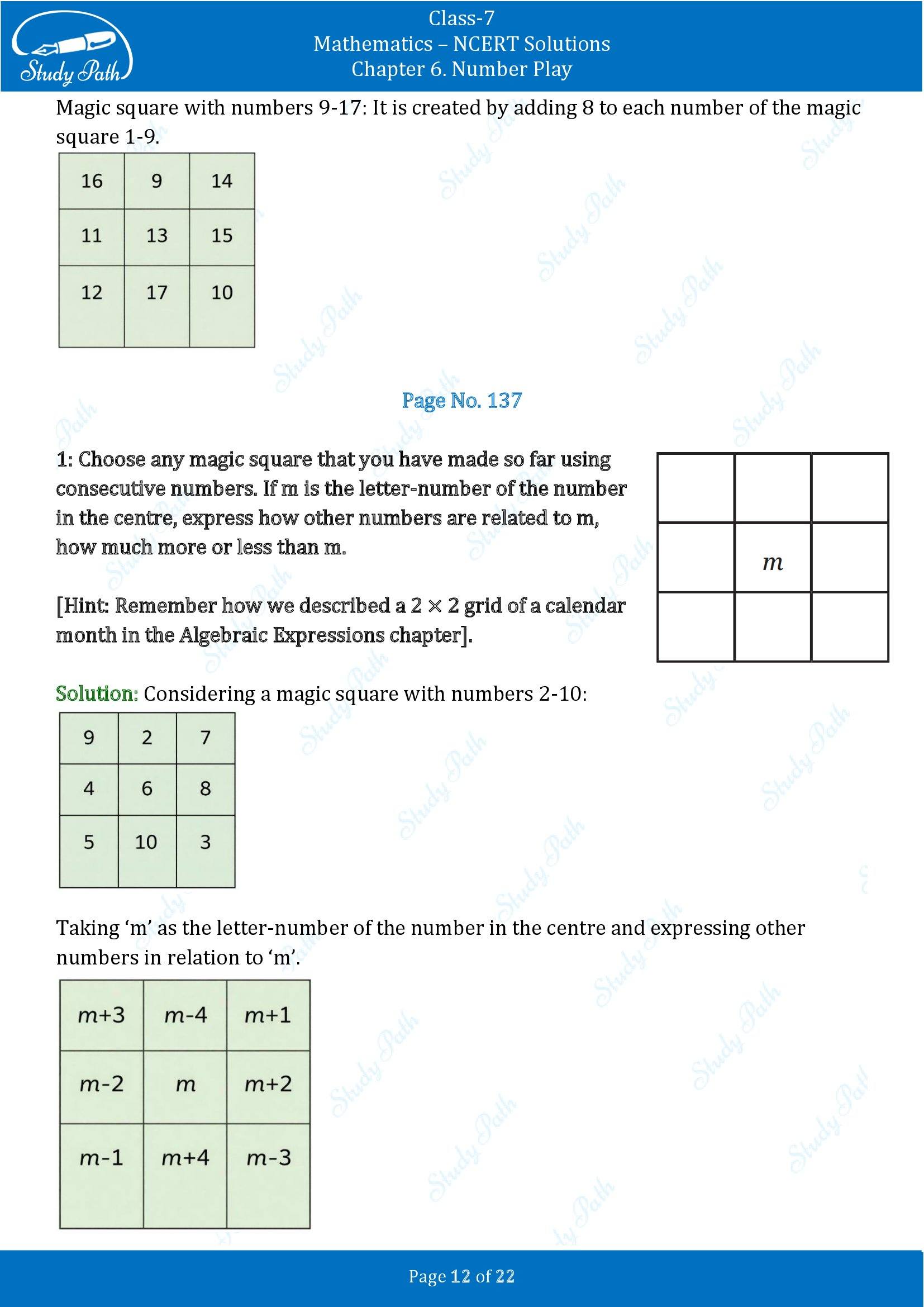 NCERT Solutions for Class 7 Maths Ganit Prakash Part 1 Chapter 6 Number Play 00012