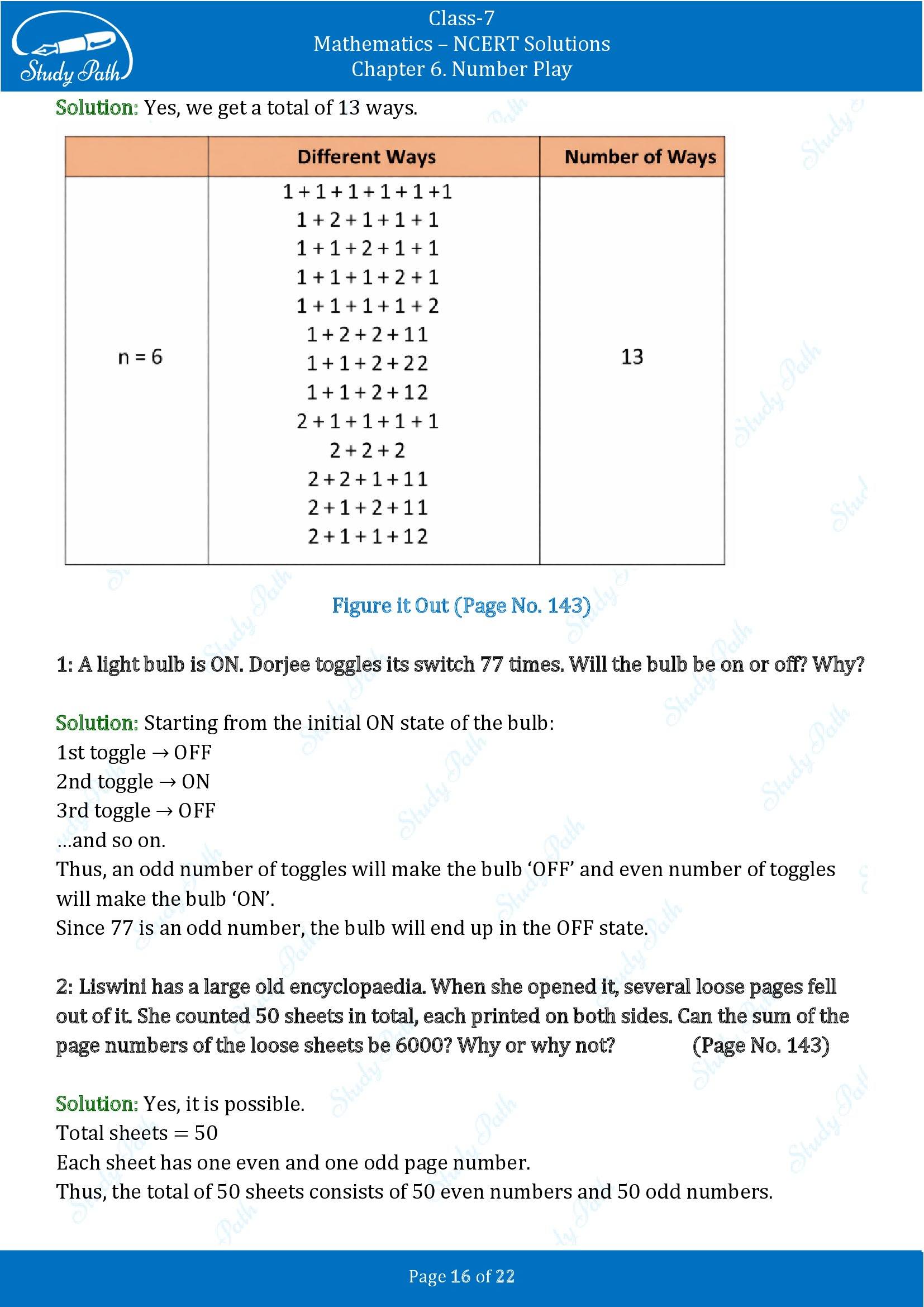 NCERT Solutions for Class 7 Maths Ganit Prakash Part 1 Chapter 6 Number Play 00016
