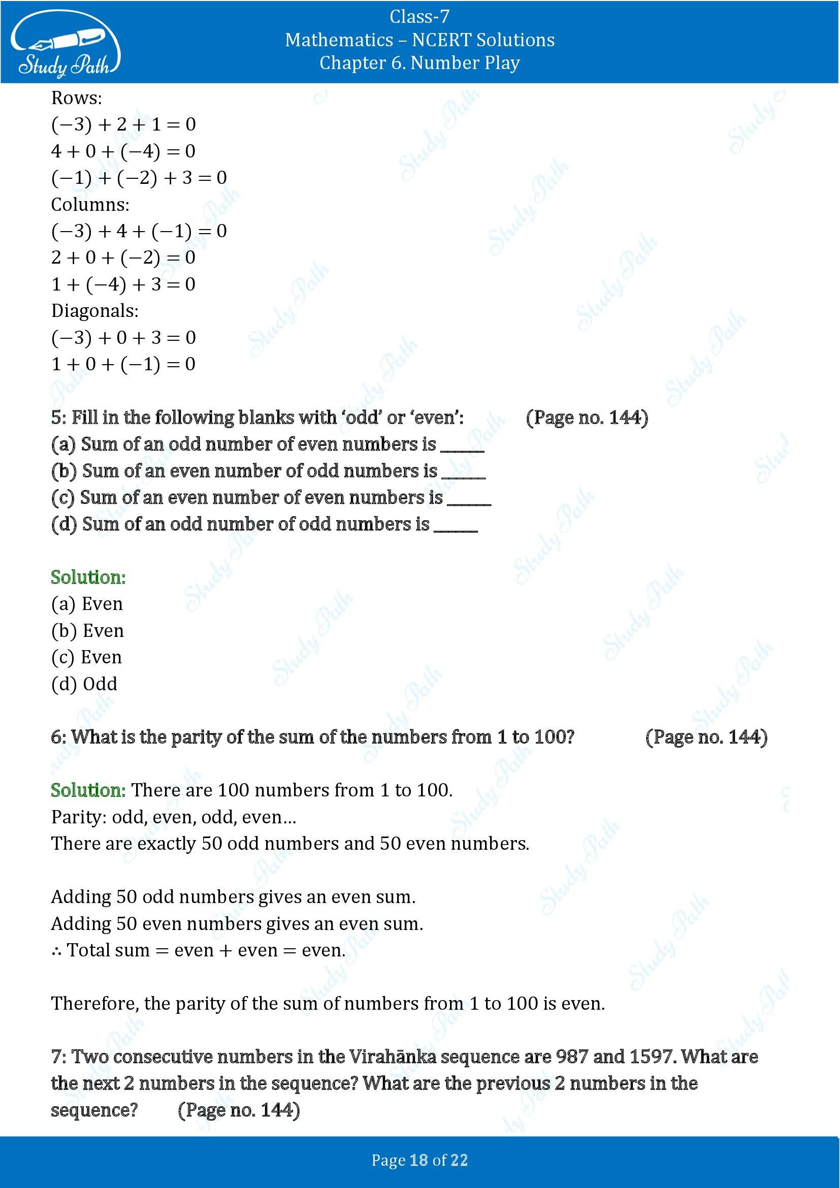 NCERT Solutions for Class 7 Maths Ganit Prakash Part 1 Chapter 6 Number Play 00018