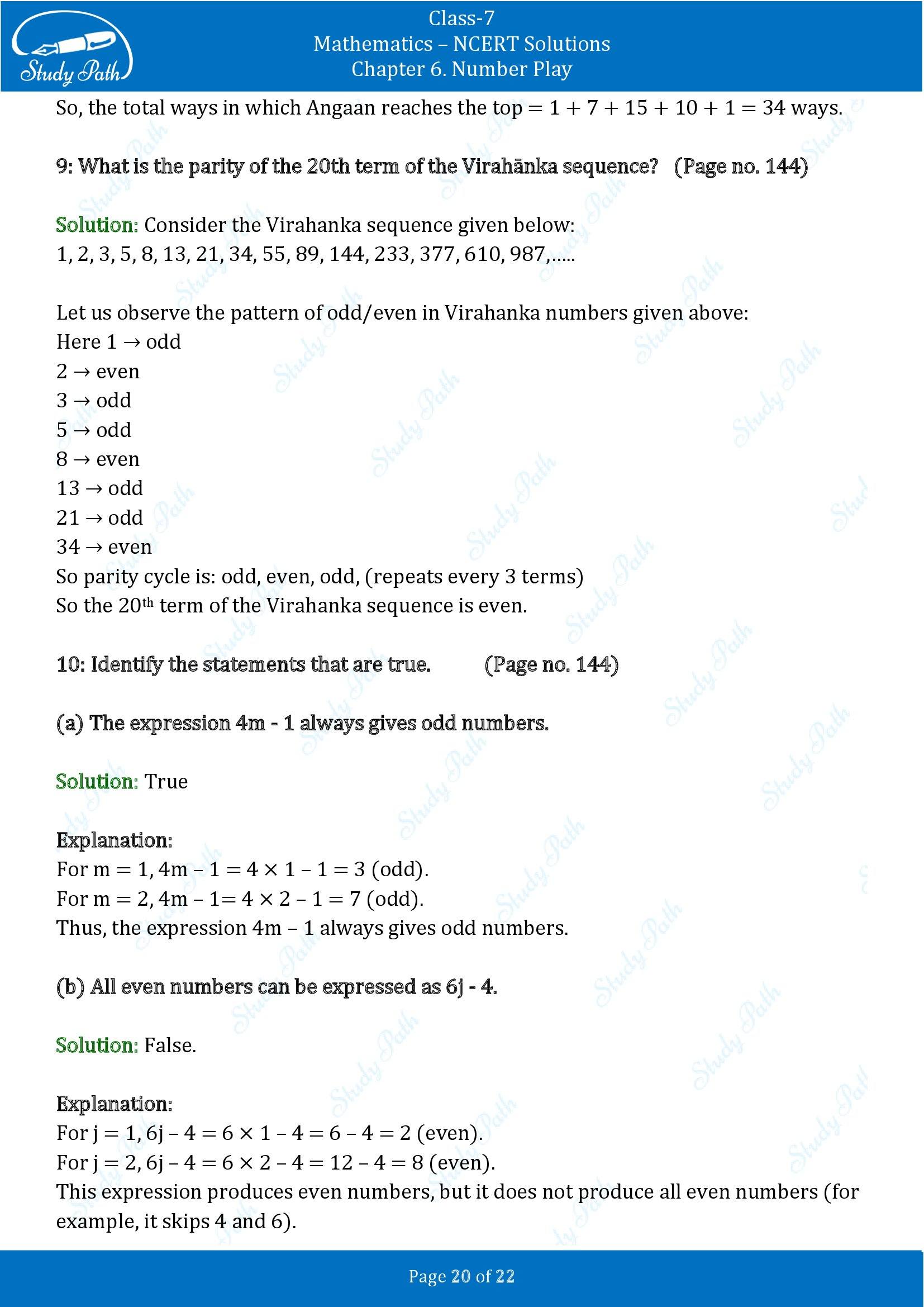 NCERT Solutions for Class 7 Maths Ganit Prakash Part 1 Chapter 6 Number Play 00020