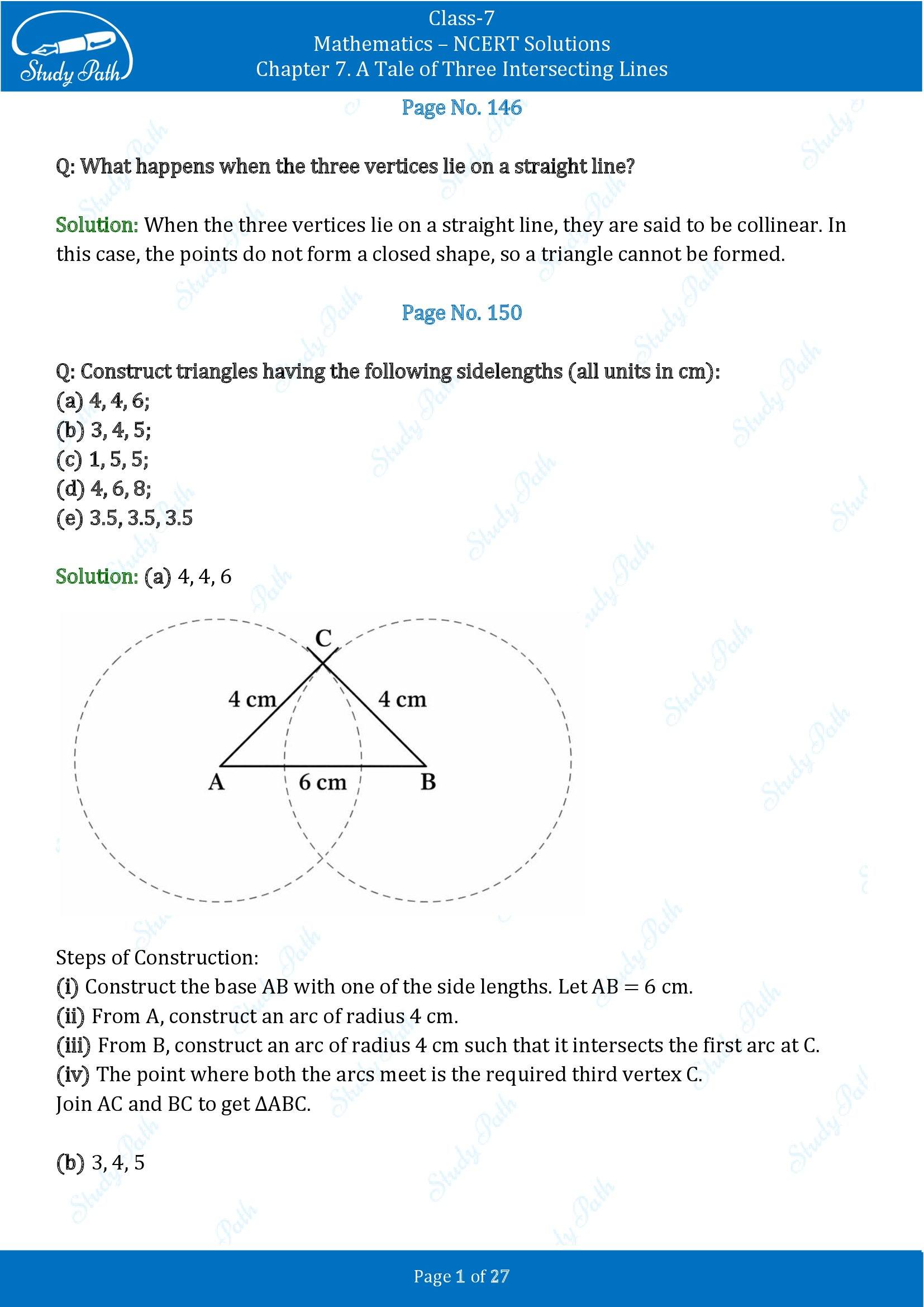 NCERT Solutions for Class 7 Maths Ganit Prakash Part 1 Chapter 7 A Tale of Three Intersecting Lines 00001