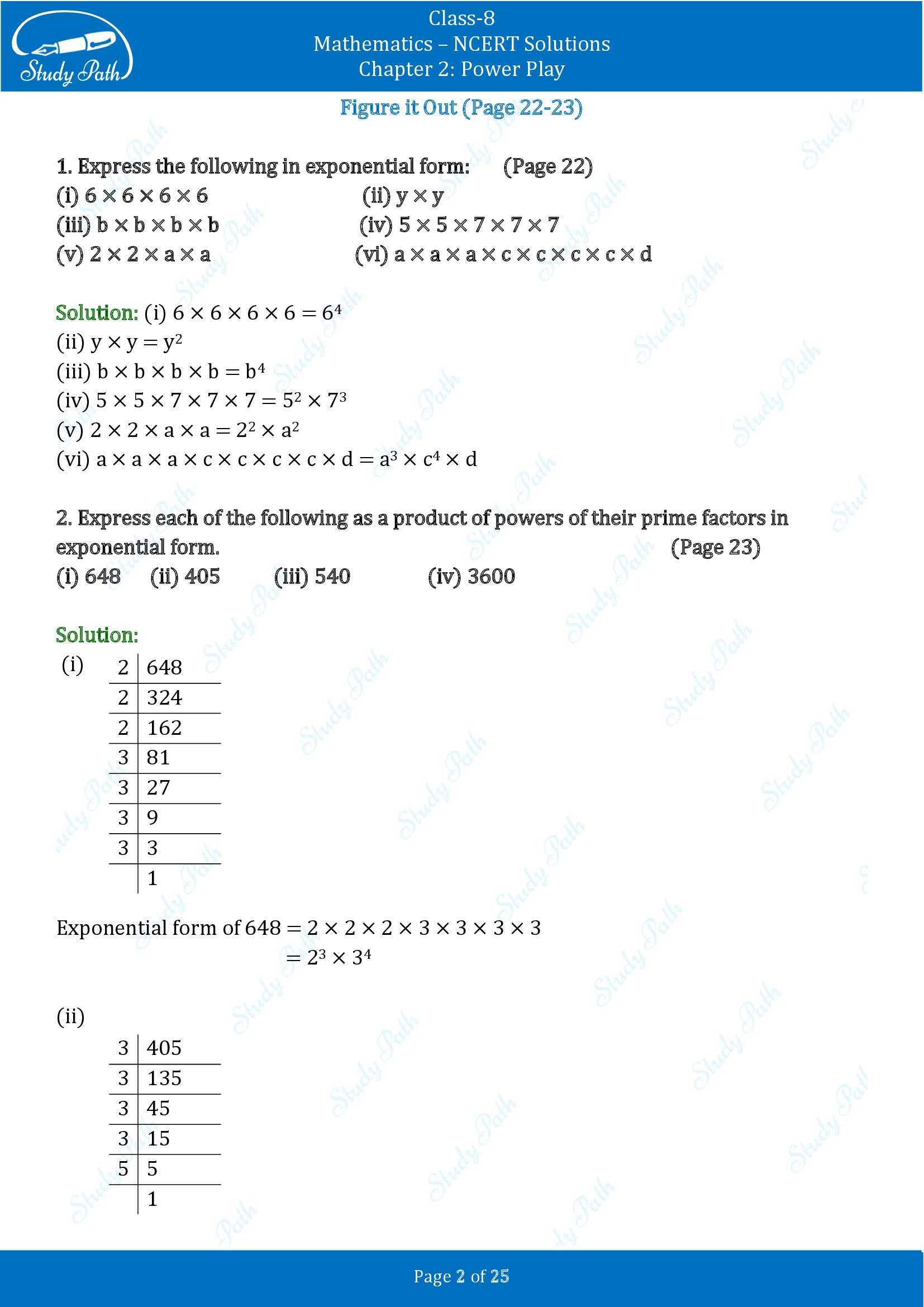NCERT Solutions for Class 8 Maths Ganit Prakash Part 1 Chapter 2 Power Play 00002