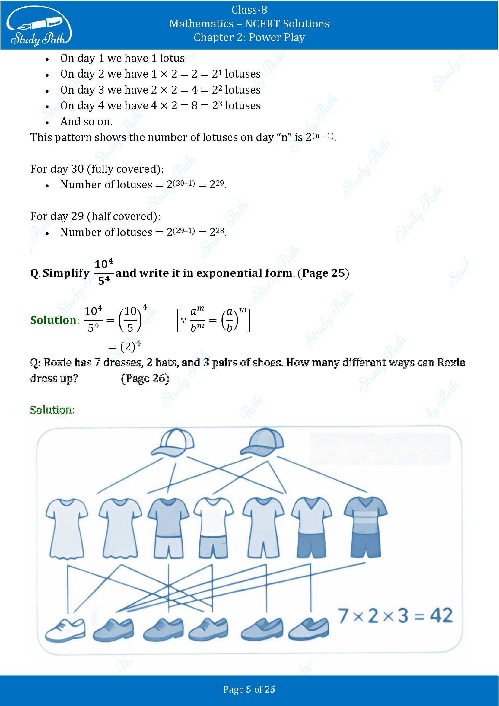 NCERT Solutions for Class 8 Maths Ganit Prakash Part 1 Chapter 2 Power Play 00005