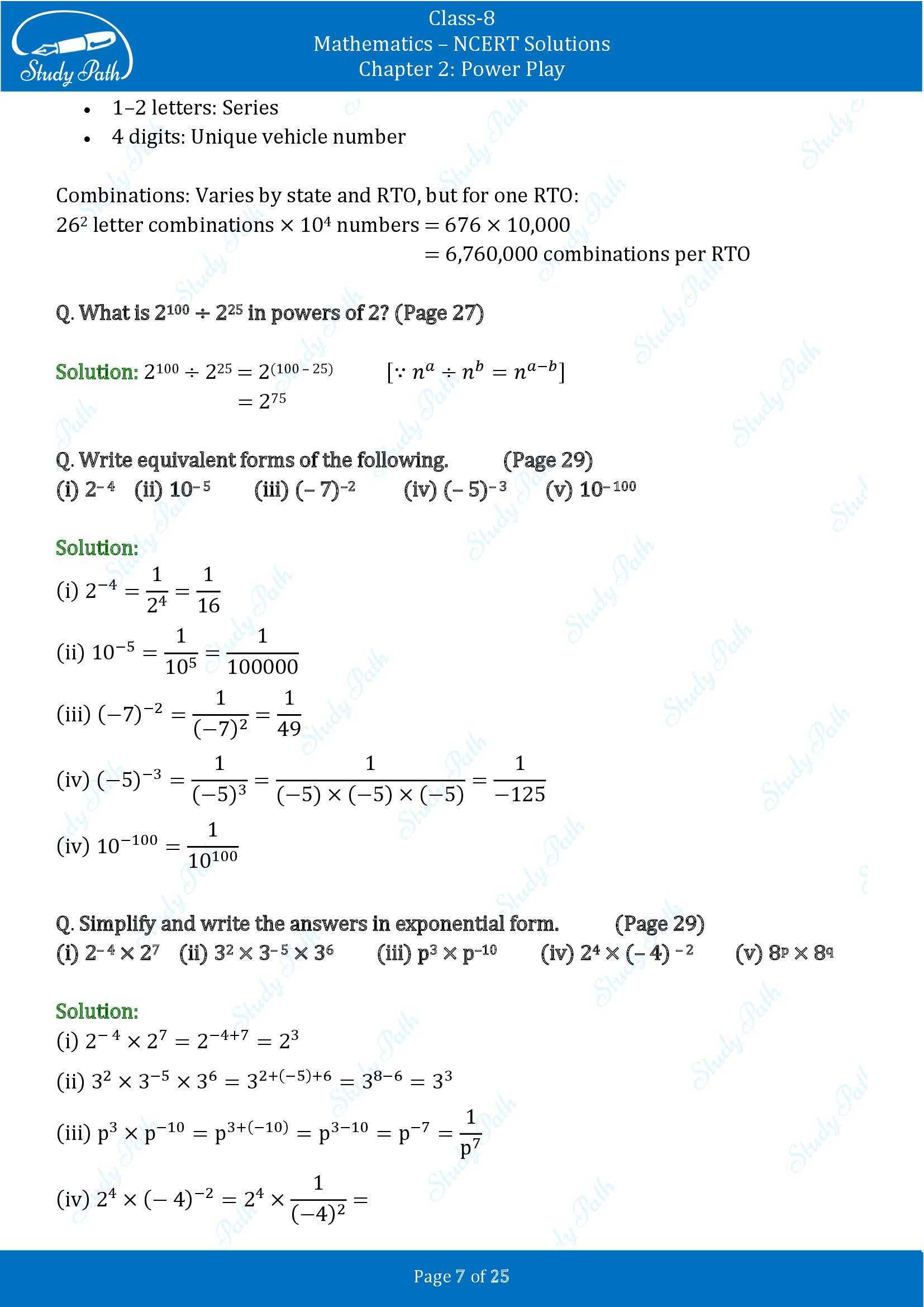 NCERT Solutions for Class 8 Maths Ganit Prakash Part 1 Chapter 2 Power Play 00007