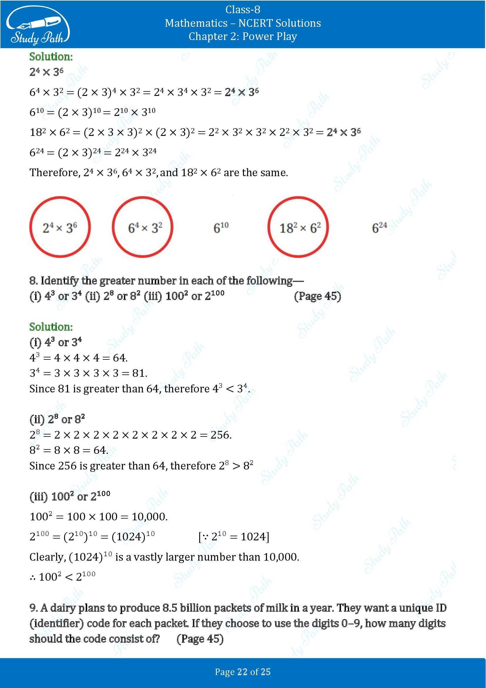 NCERT Solutions for Class 8 Maths Ganit Prakash Part 1 Chapter 2 Power Play 00022