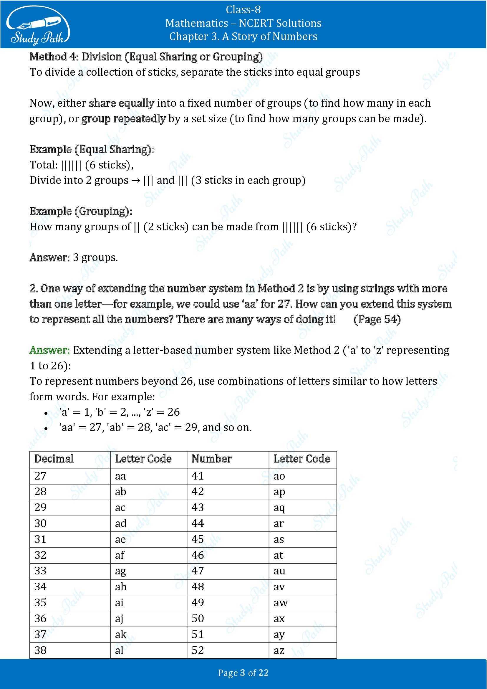 NCERT Solutions for Class 8 Maths Ganit Prakash Part 1 Chapter 3 A Story of Numbers 00003