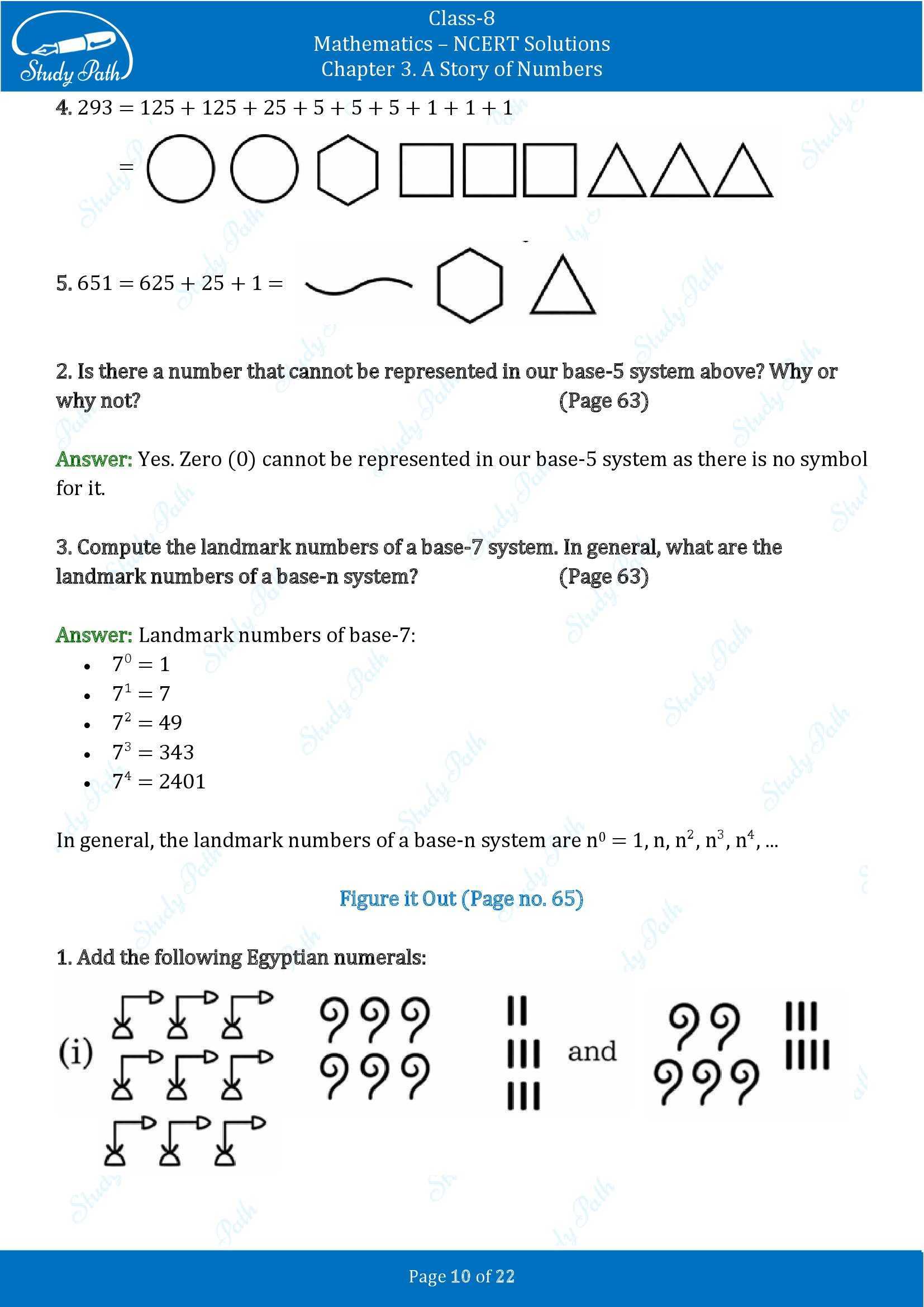 NCERT Solutions for Class 8 Maths Ganit Prakash Part 1 Chapter 3 A Story of Numbers 00010