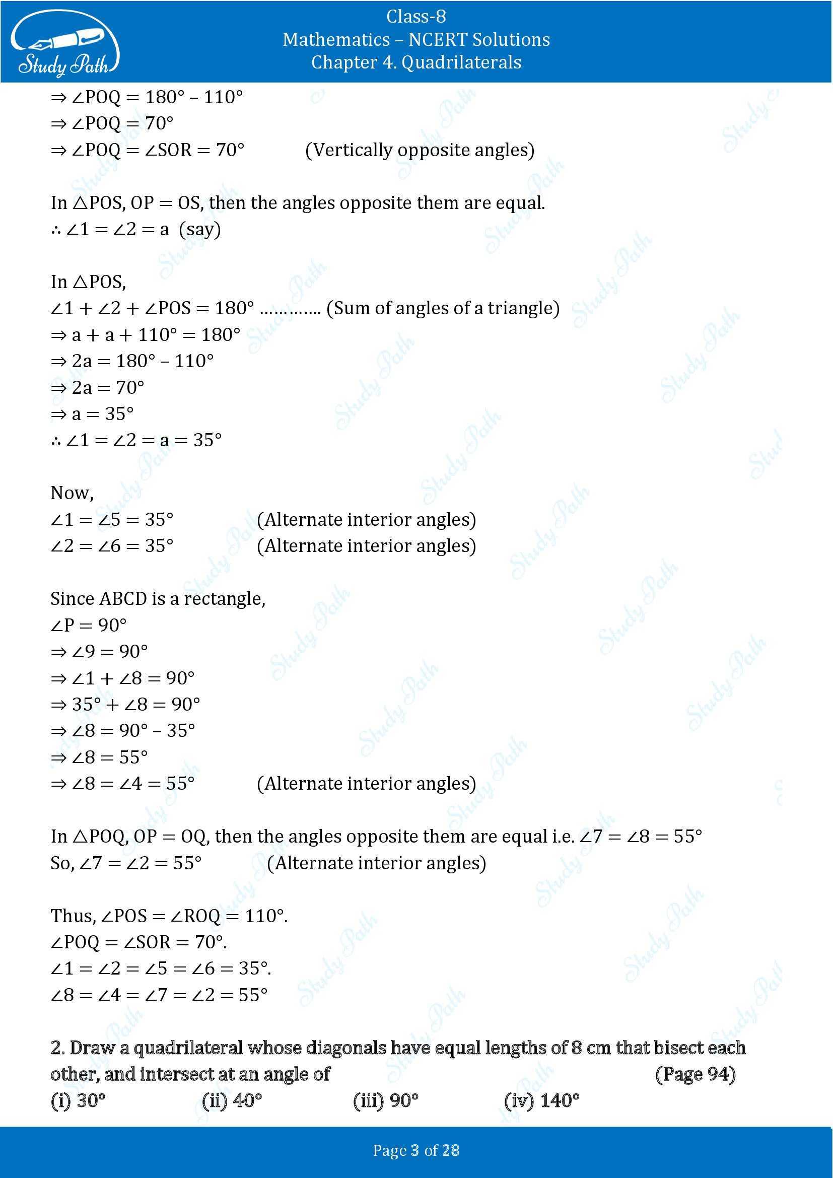 NCERT Solutions for Class 8 Maths Ganit Prakash Part 1 Chapter 4 Quadrilaterals 00003