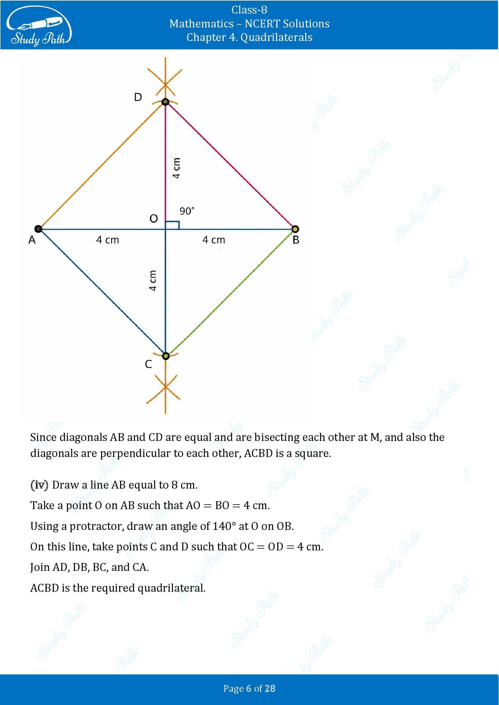 NCERT Solutions for Class 8 Maths Ganit Prakash Part 1 Chapter 4 Quadrilaterals 00006