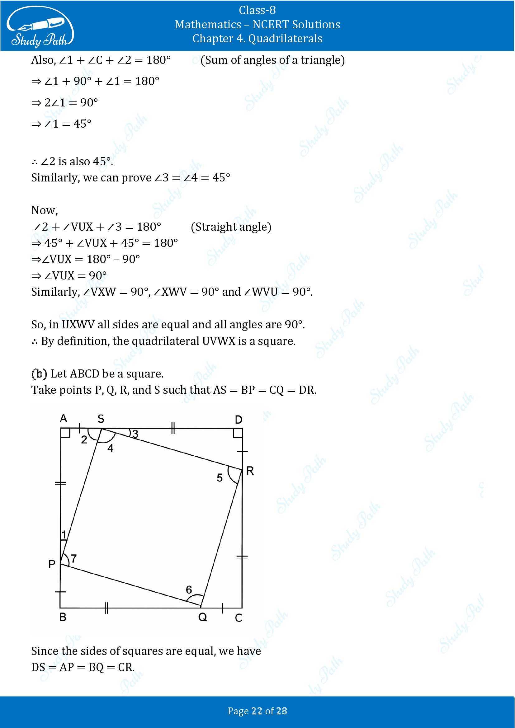 NCERT Solutions for Class 8 Maths Ganit Prakash Part 1 Chapter 4 Quadrilaterals 00022