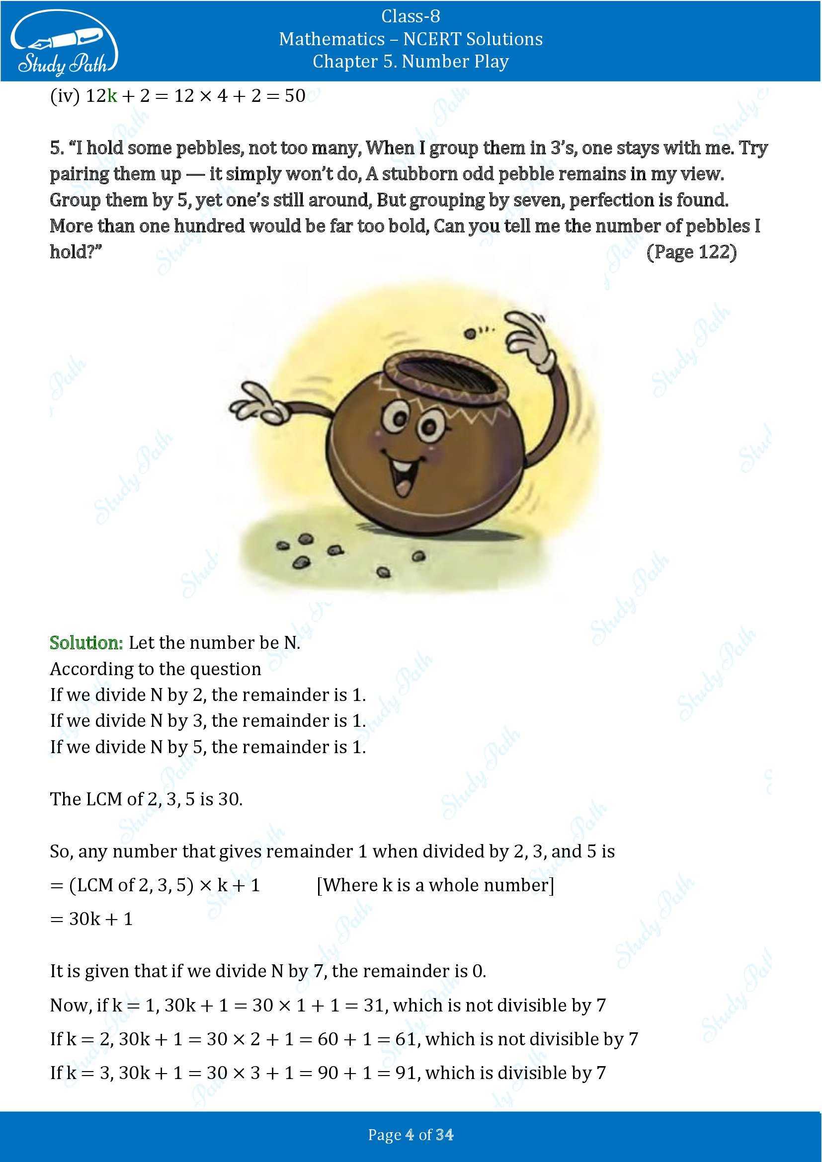 NCERT Solutions for Class 8 Maths Ganit Prakash Part 1 Chapter 5 Number Play 00004