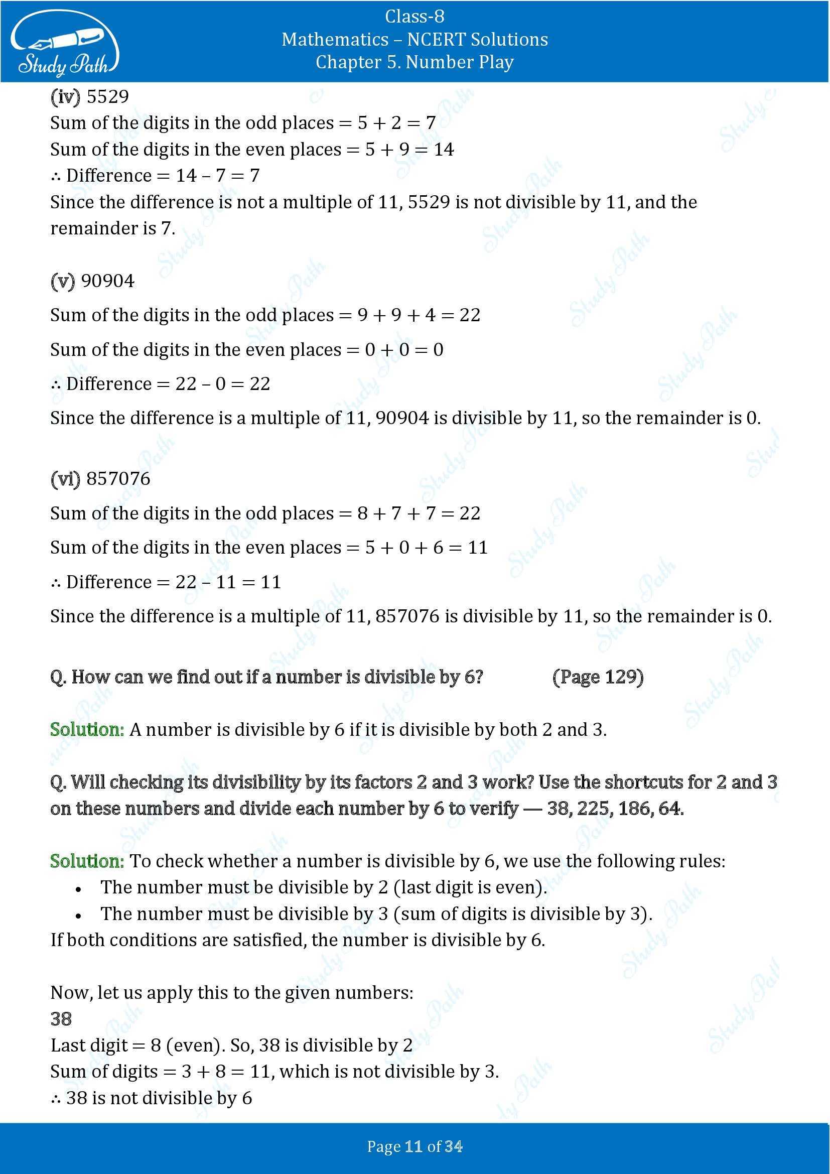 NCERT Solutions for Class 8 Maths Ganit Prakash Part 1 Chapter 5 Number Play 00011