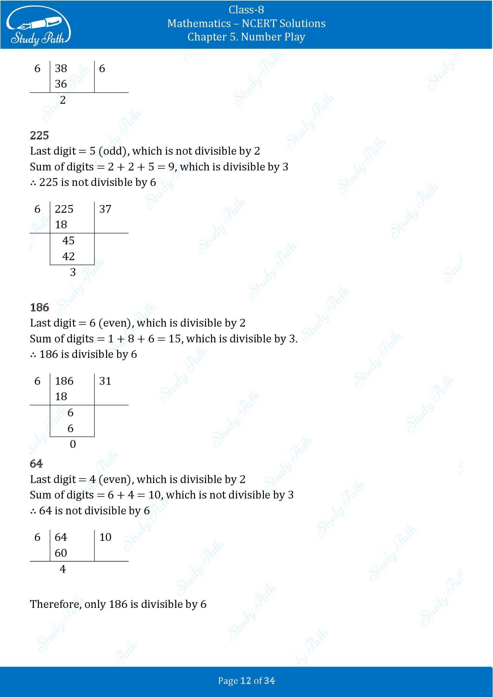 NCERT Solutions for Class 8 Maths Ganit Prakash Part 1 Chapter 5 Number Play 00012