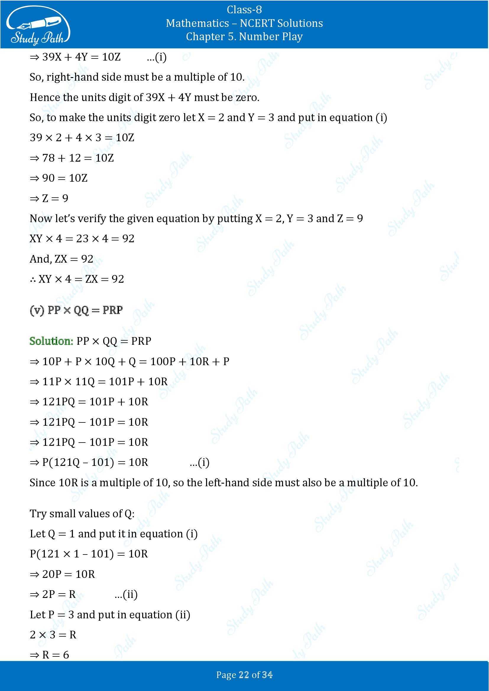 NCERT Solutions for Class 8 Maths Ganit Prakash Part 1 Chapter 5 Number Play 00022