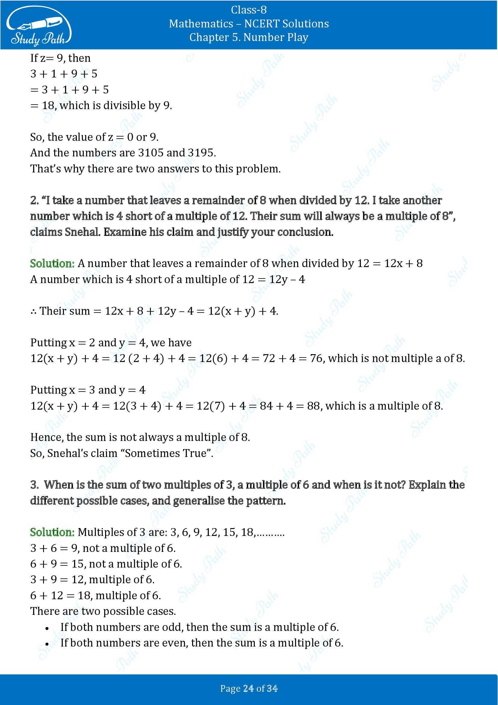 NCERT Solutions for Class 8 Maths Ganit Prakash Part 1 Chapter 5 Number Play 00024