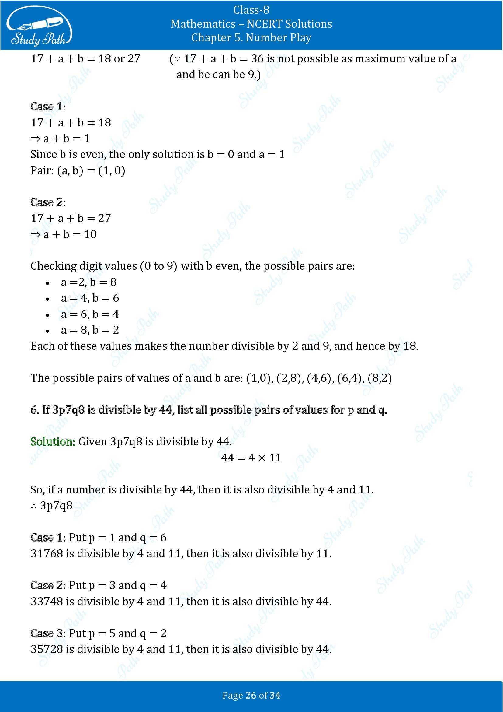 NCERT Solutions for Class 8 Maths Ganit Prakash Part 1 Chapter 5 Number Play 00026