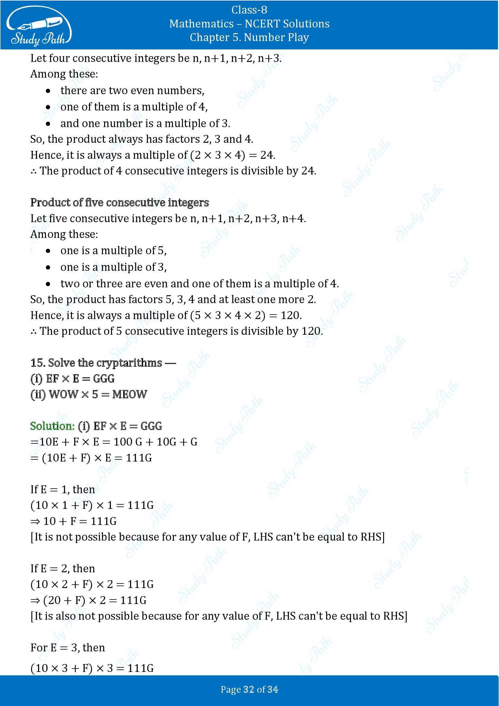 NCERT Solutions for Class 8 Maths Ganit Prakash Part 1 Chapter 5 Number Play 00032