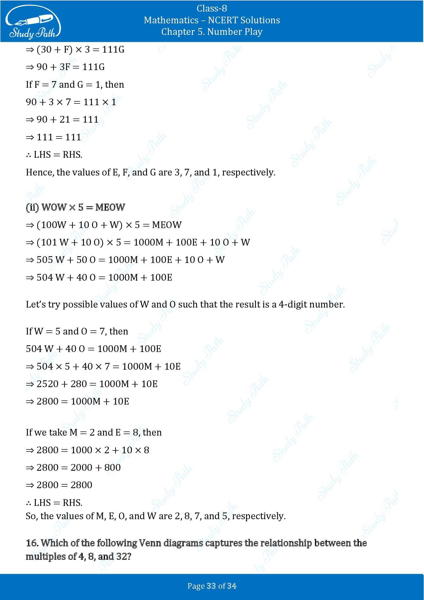 NCERT Solutions for Class 8 Maths Ganit Prakash Part 1 Chapter 5 Number Play 00033