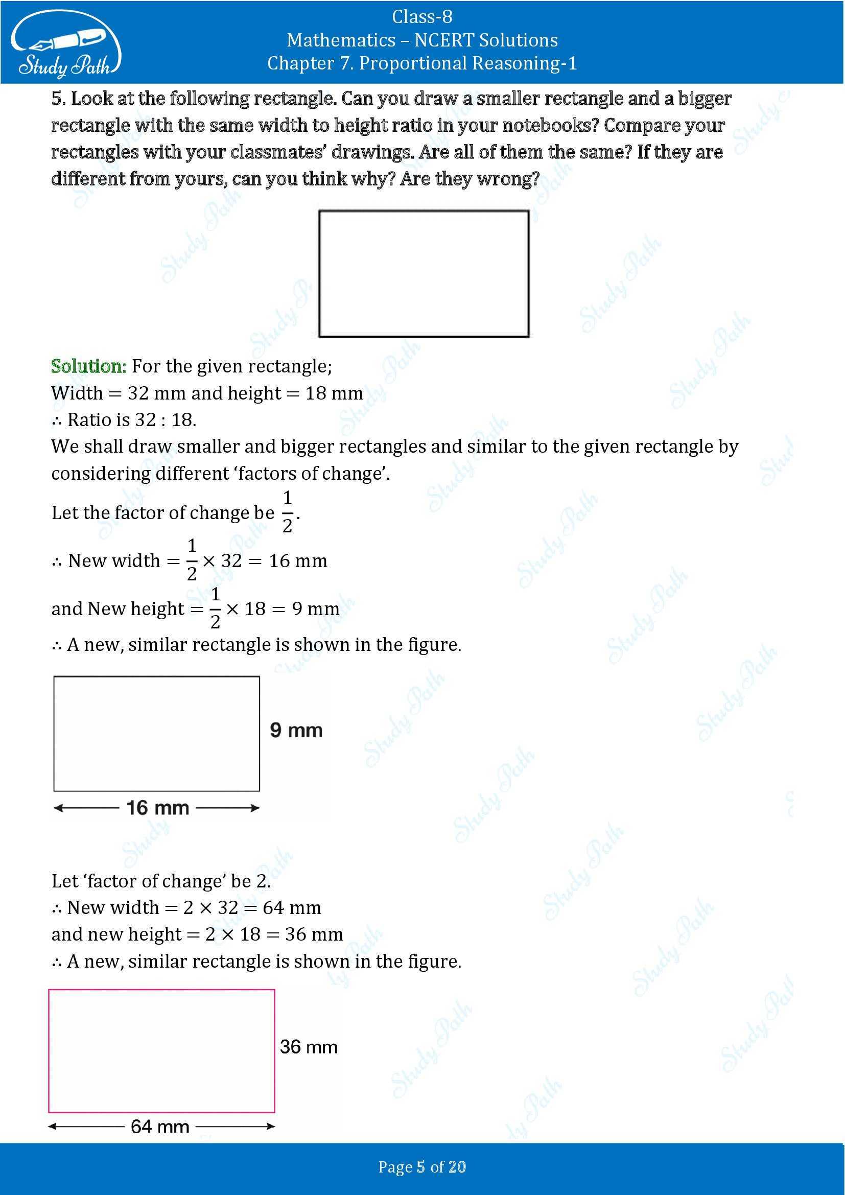 NCERT Solutions for Class 8 Maths Ganit Prakash Part 1 Chapter 7 Proportional Reasoning 1 00005