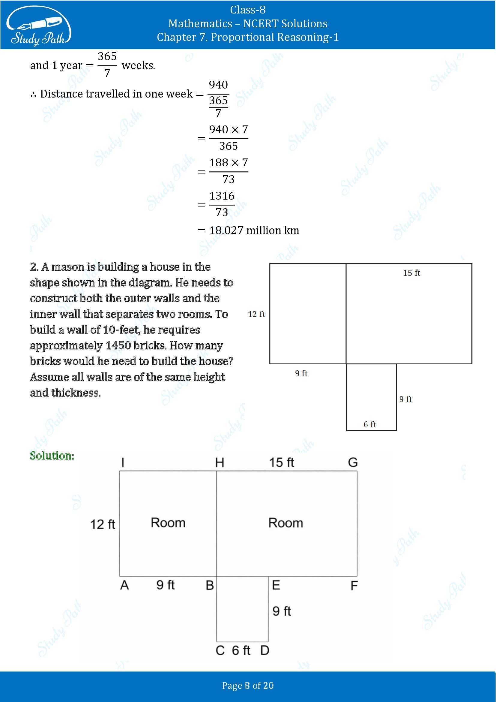 NCERT Solutions for Class 8 Maths Ganit Prakash Part 1 Chapter 7 Proportional Reasoning 1 00008