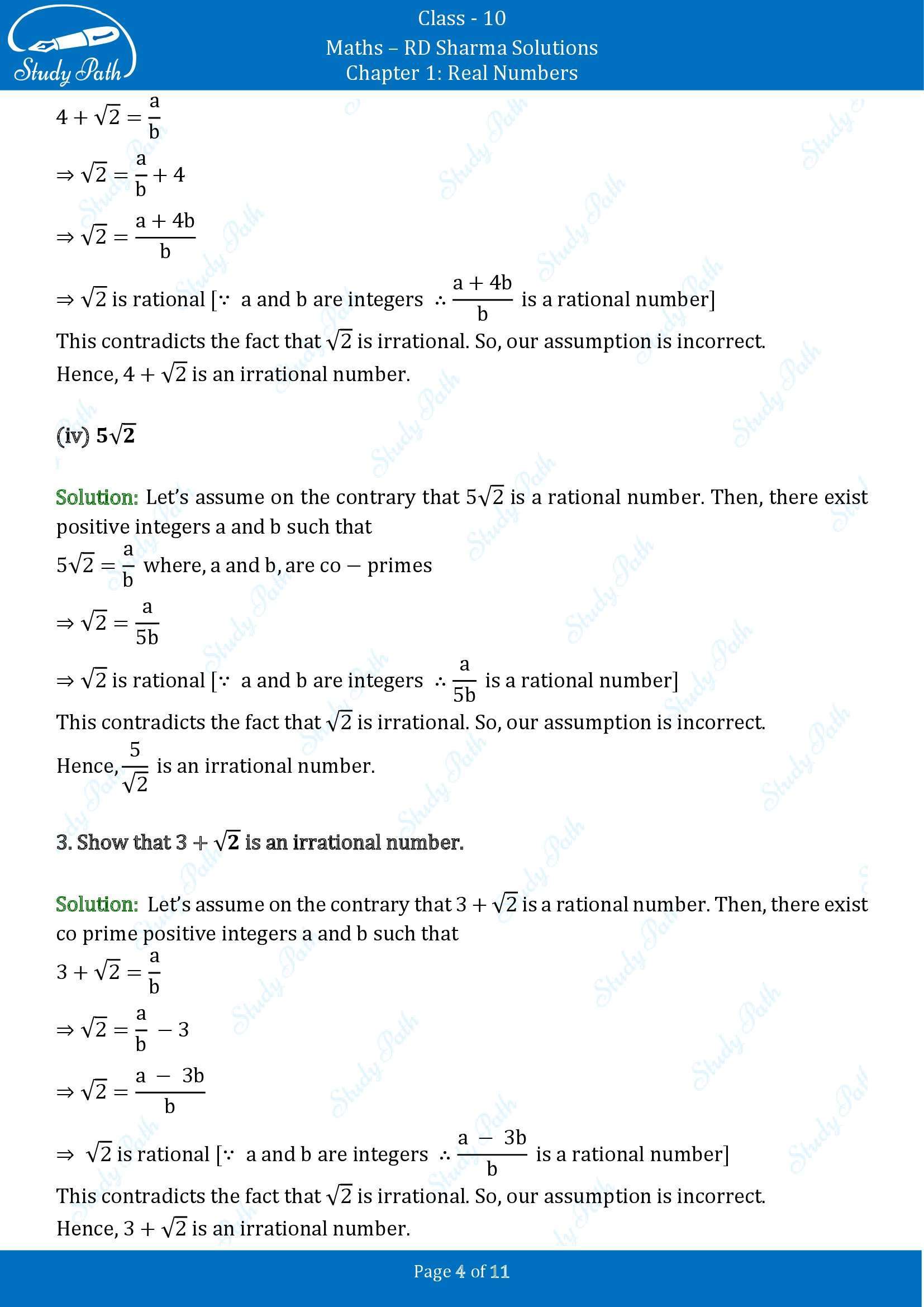 RD Sharma Solutions Class 10 Chapter 1 Real Numbers Exercise 1.3 00004