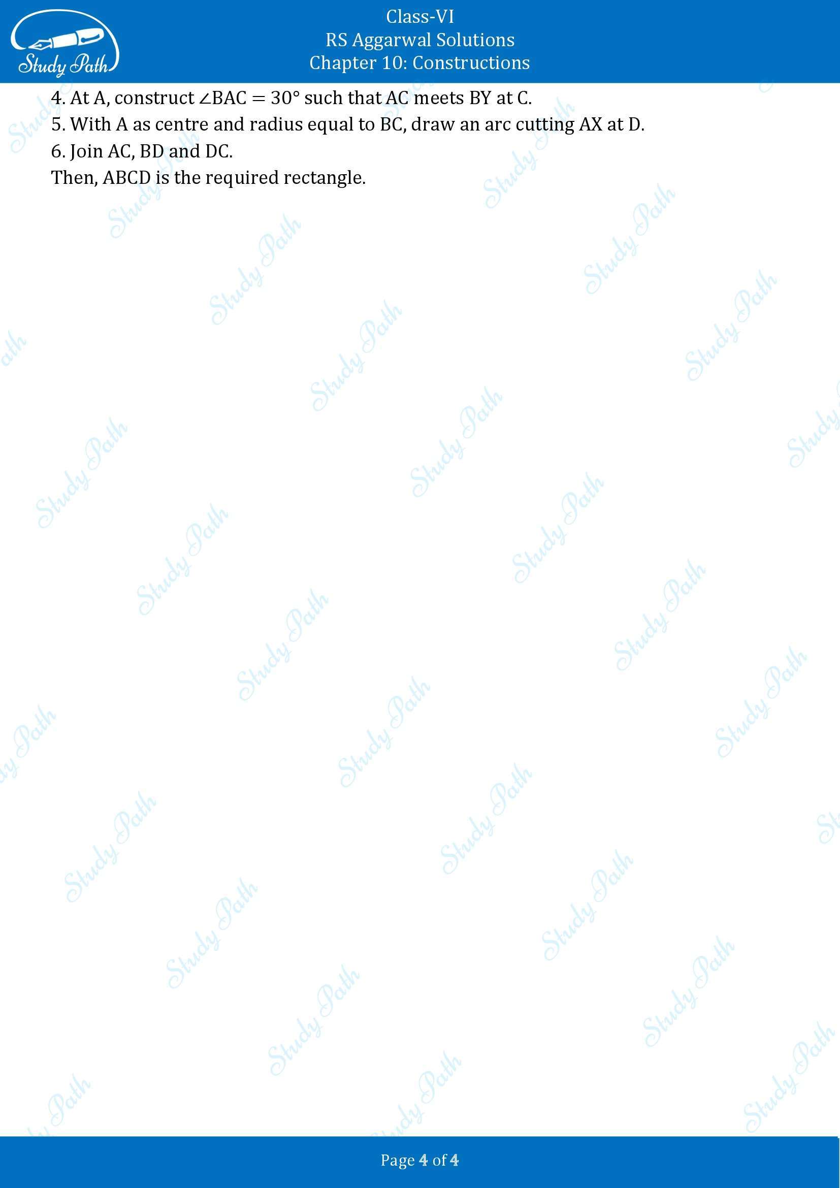 RS Aggarwal Solutions Class 6 Chapter 10 Constructions Exercise 10C 00004