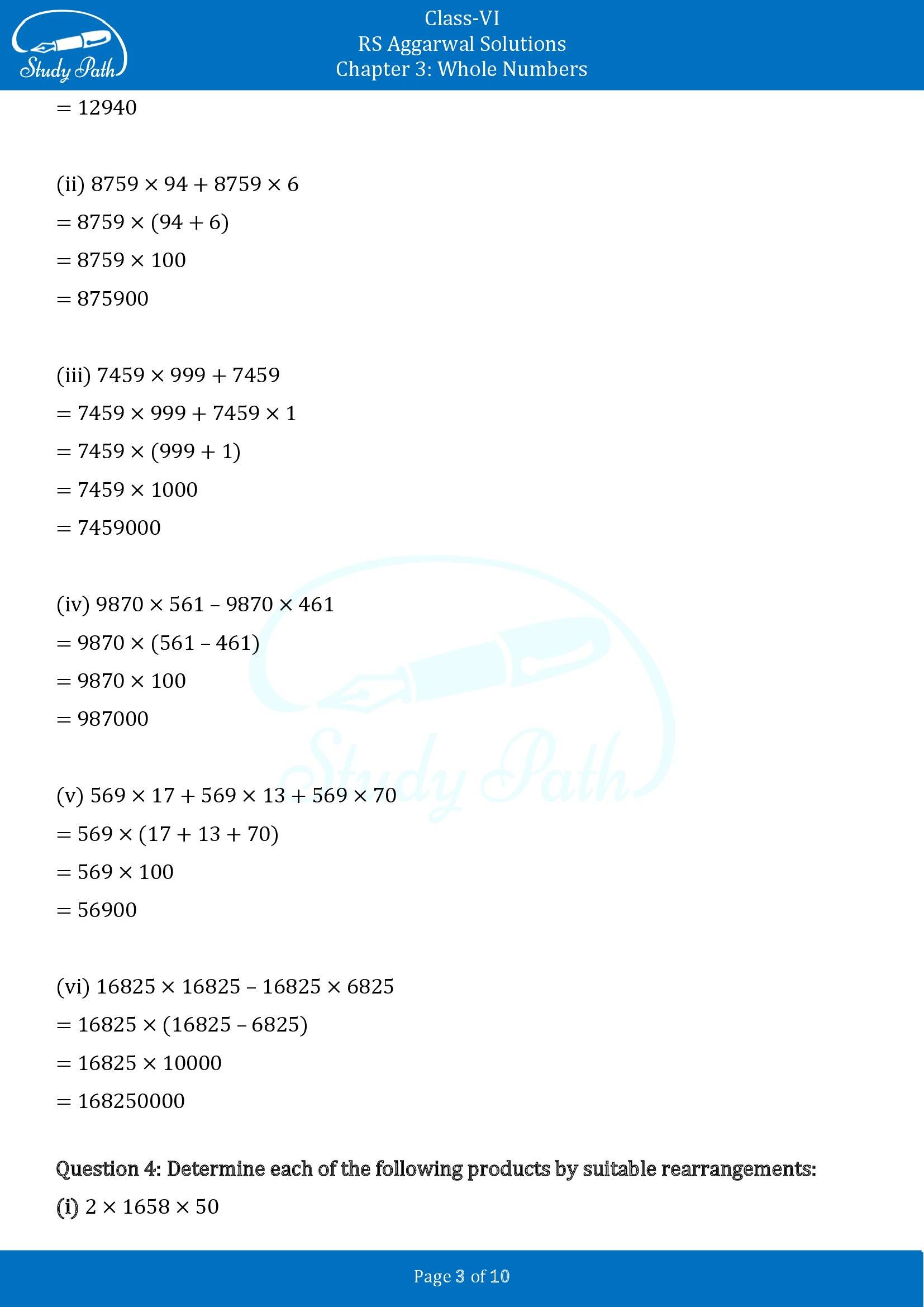RS Aggarwal Solutions Class 6 Chapter 3 Whole Numbers Exercise 3D 00003