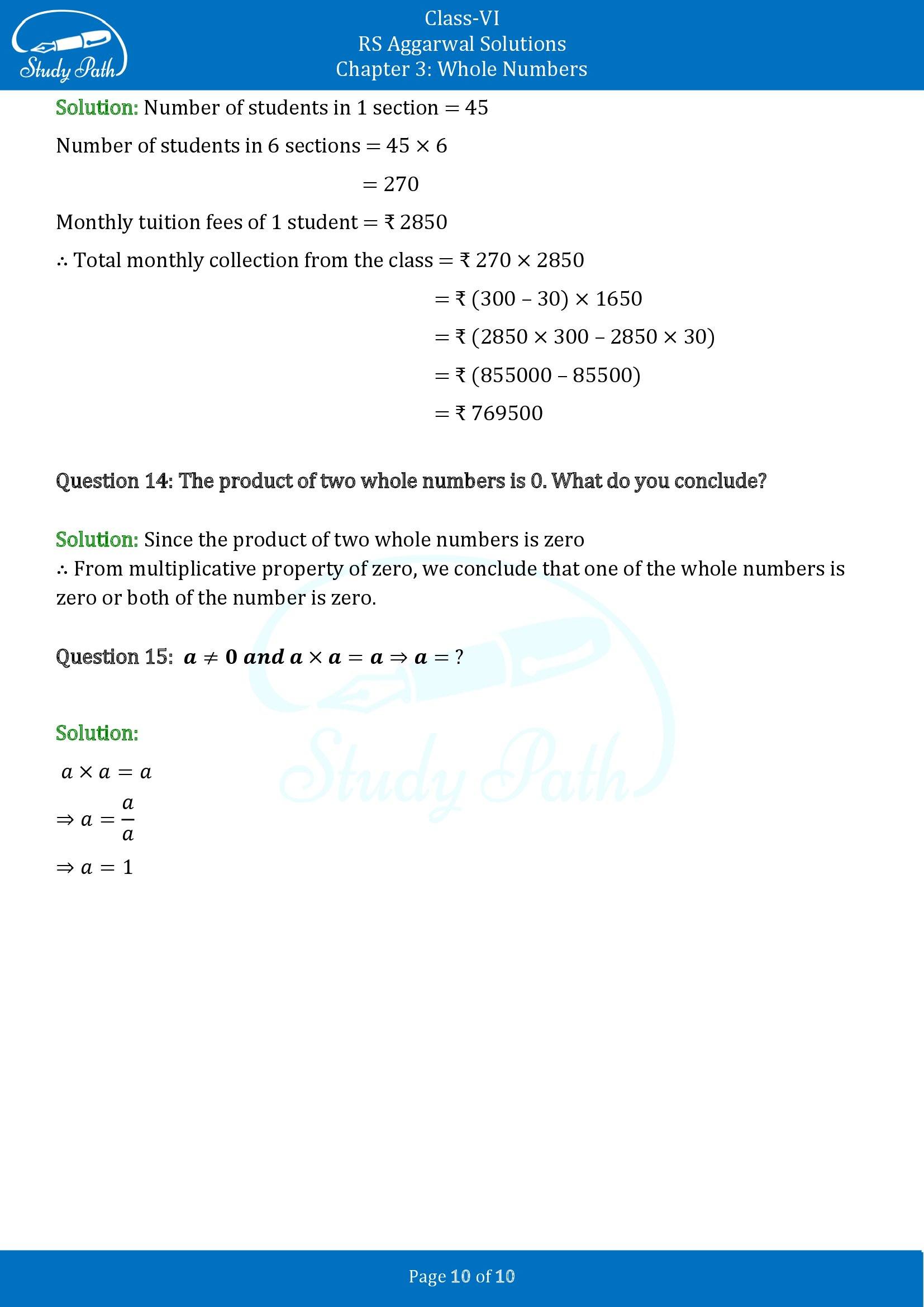 RS Aggarwal Solutions Class 6 Chapter 3 Whole Numbers Exercise 3D 00010