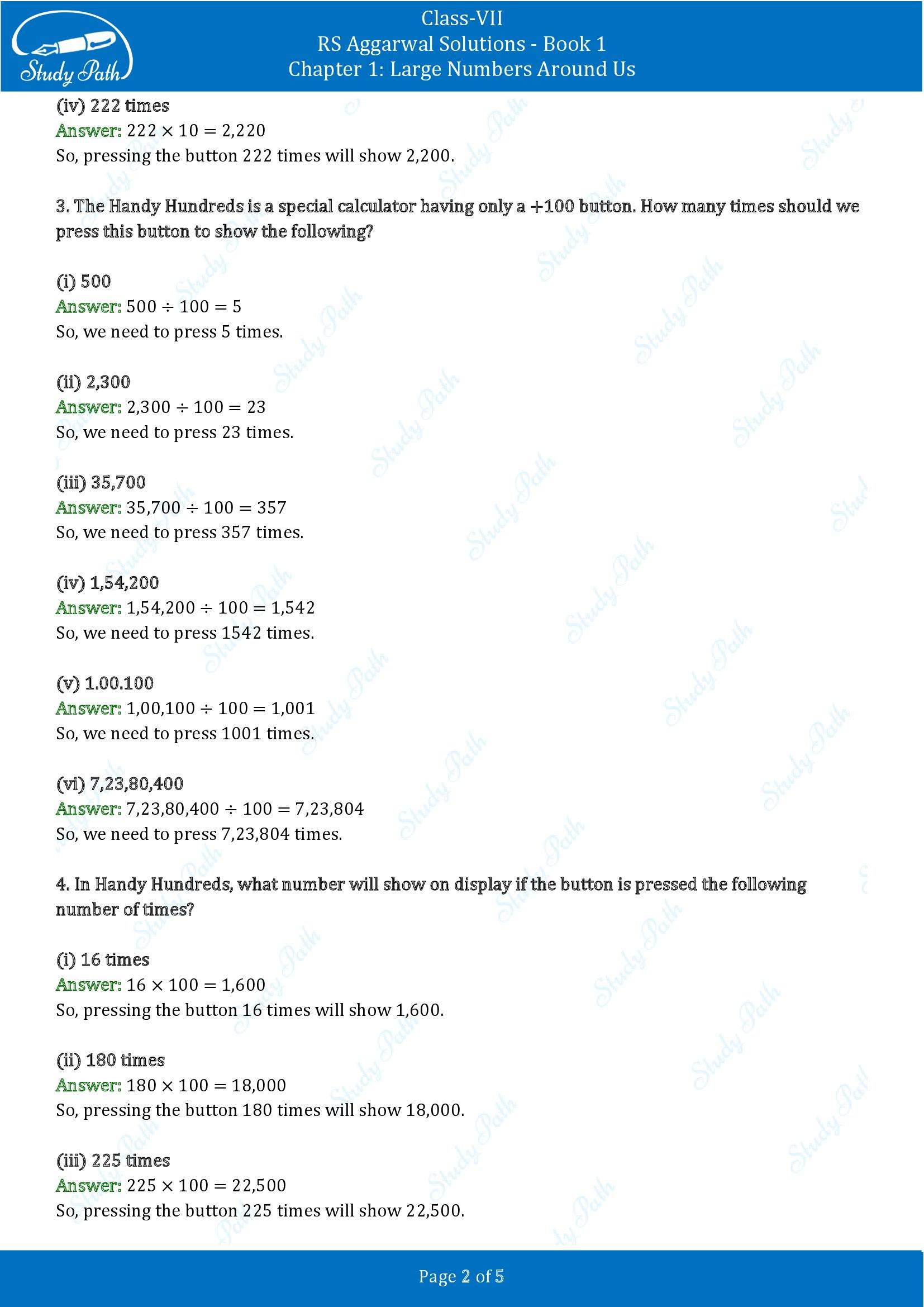 RS Aggarwal Solutions Class 7 Book 1 Chapter 1 Large Numbers Around Us Exercise 1B 00002