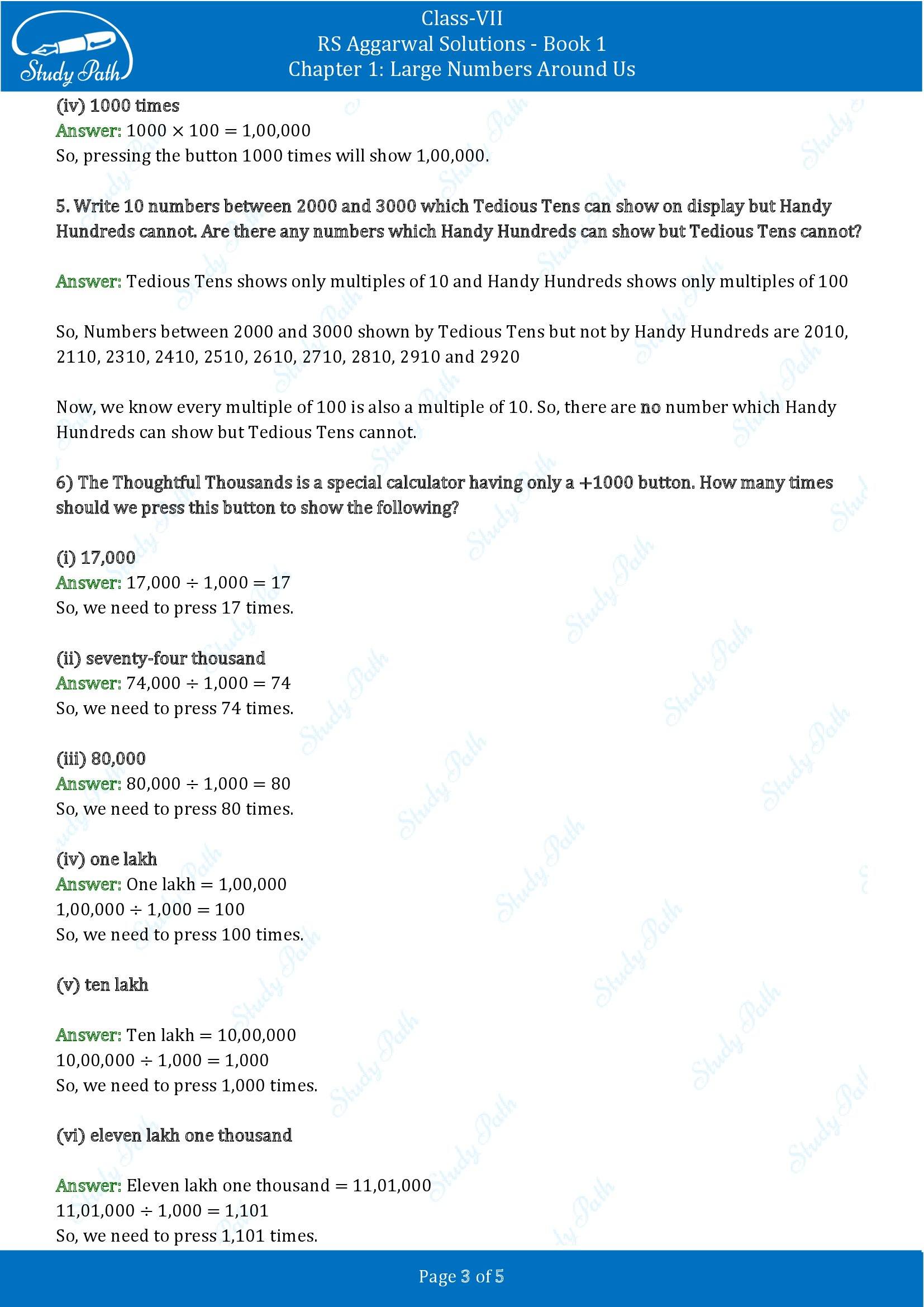 RS Aggarwal Solutions Class 7 Book 1 Chapter 1 Large Numbers Around Us Exercise 1B 00003