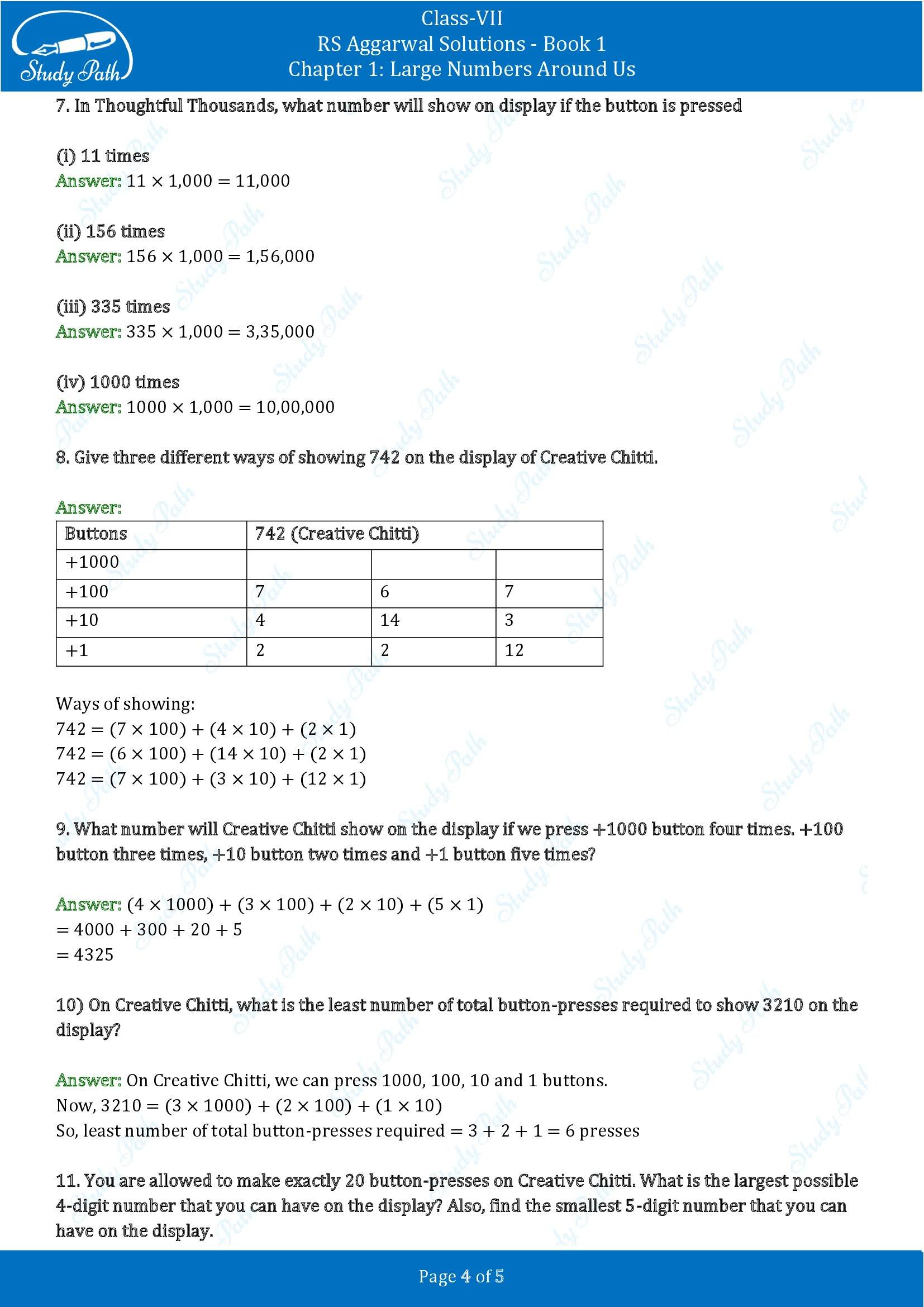 RS Aggarwal Solutions Class 7 Book 1 Chapter 1 Large Numbers Around Us Exercise 1B 00004
