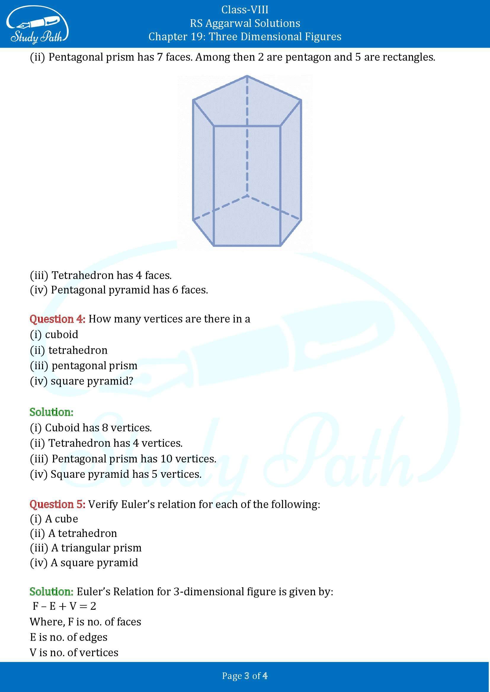 RS Aggarwal Solutions Class 8 Chapter 19 Three Dimensional Figures Exercise 19B 00003