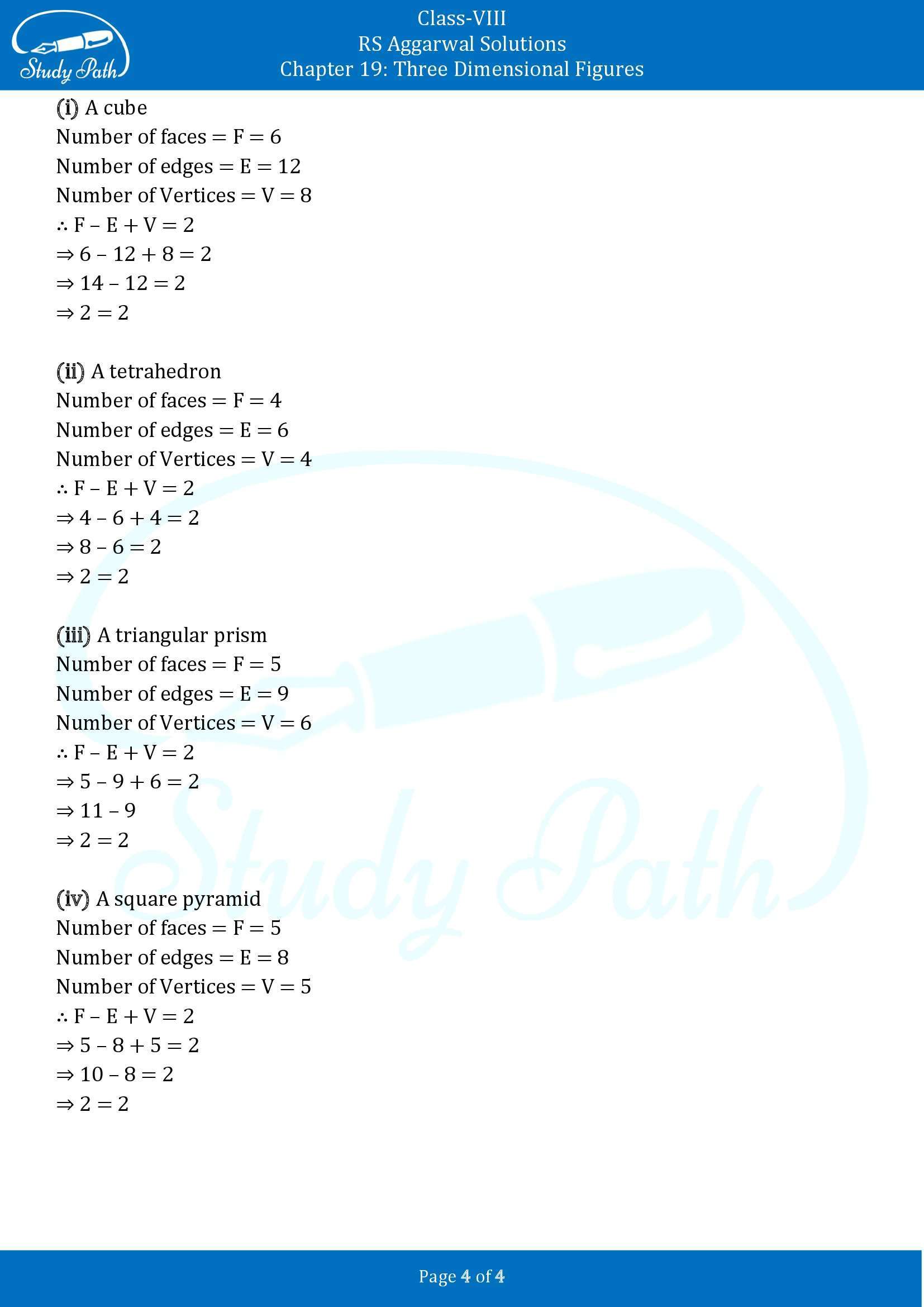 RS Aggarwal Solutions Class 8 Chapter 19 Three Dimensional Figures Exercise 19B 00004