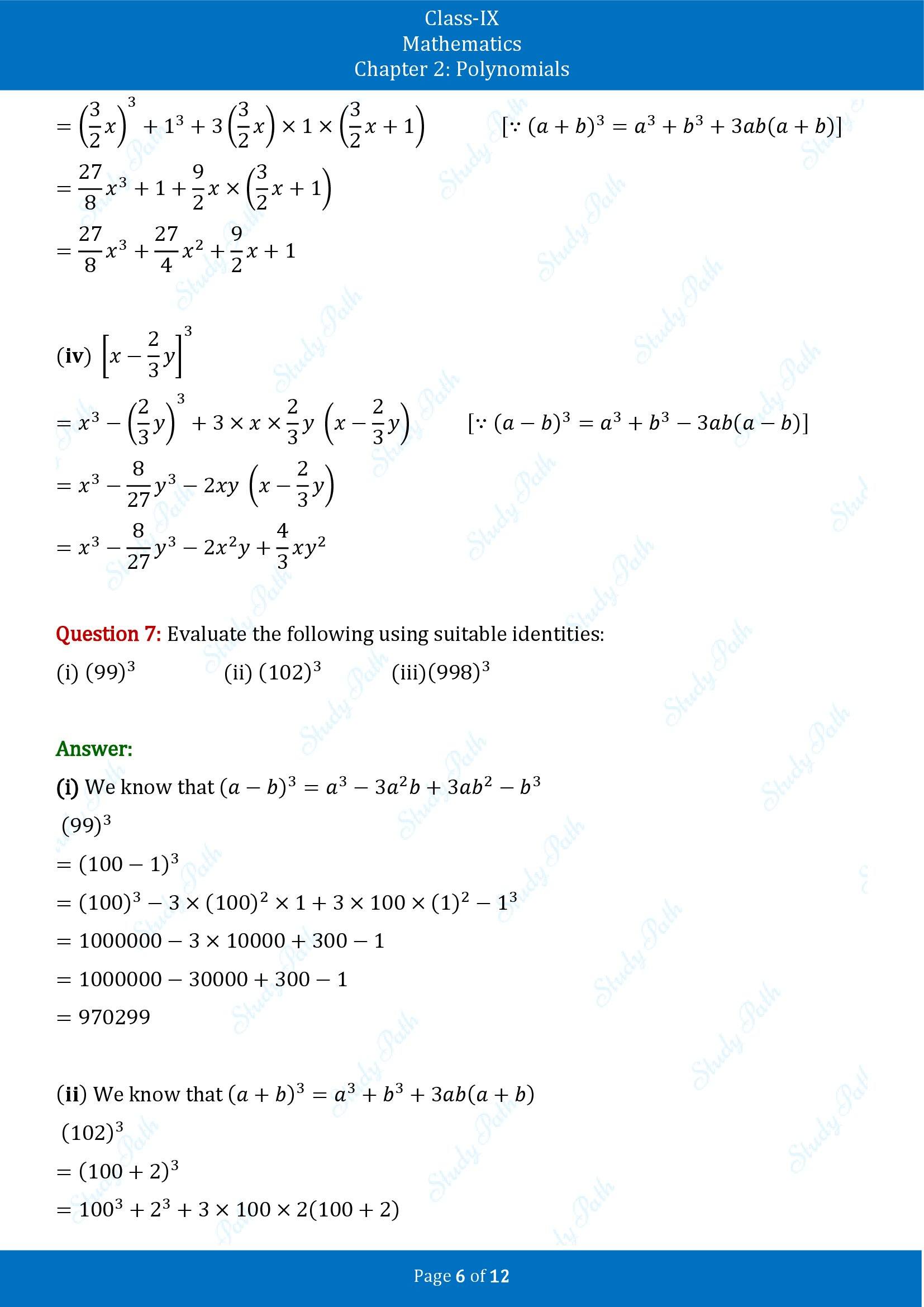 NCERT Solutions for Class 9 Maths Chapter 2 Polynomials Exercise 2.4 00006
