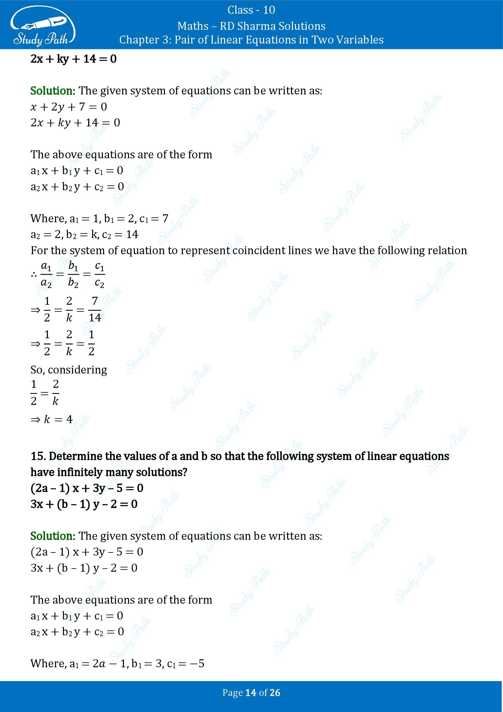 RD Sharma Solutions Class 10 Chapter 3 Pair of Linear Equations in Two Variables Exercise 3.4 00014