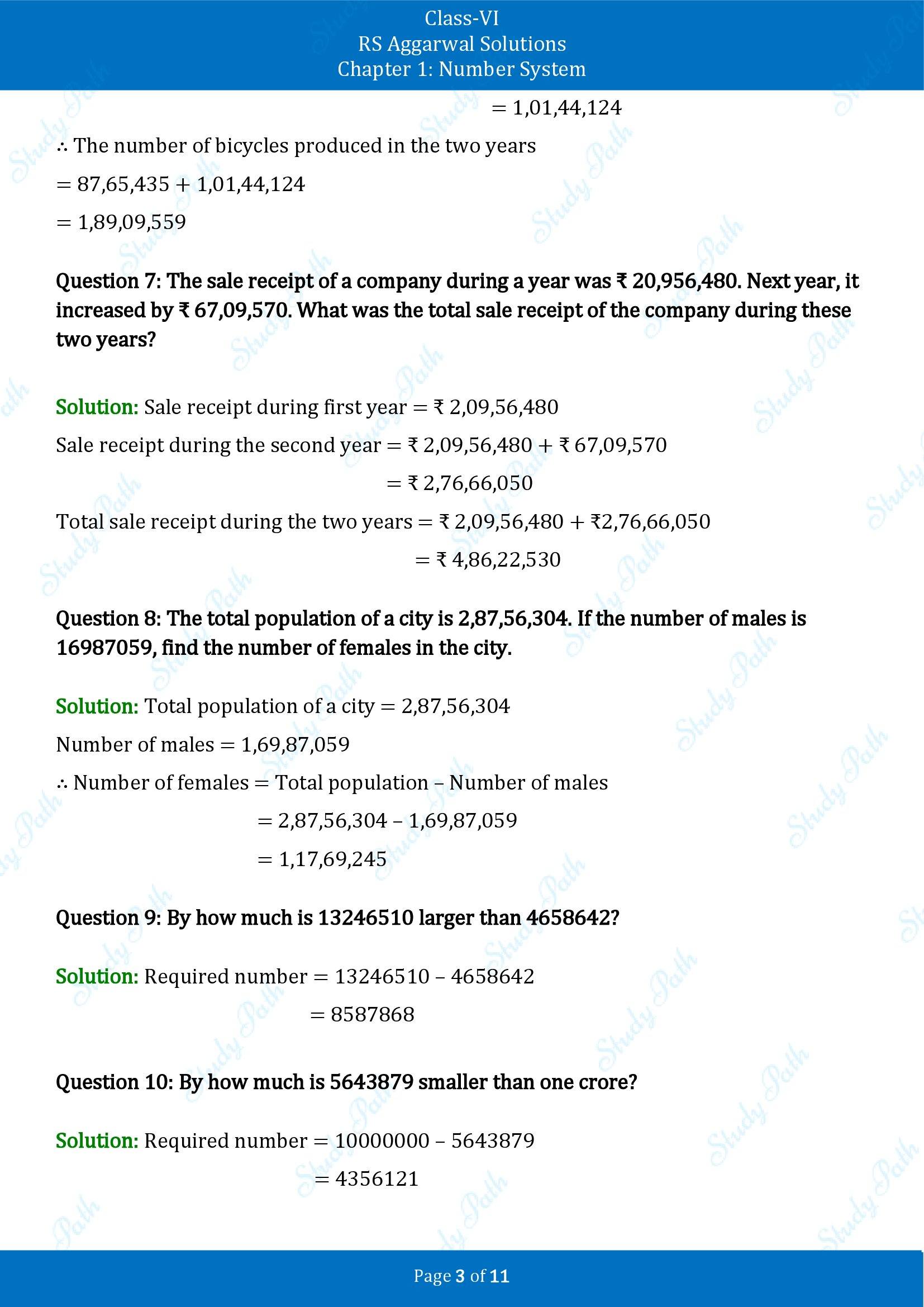RS Aggarwal Solutions Class 6 Chapter 1 Number System Exercise 1C 00003