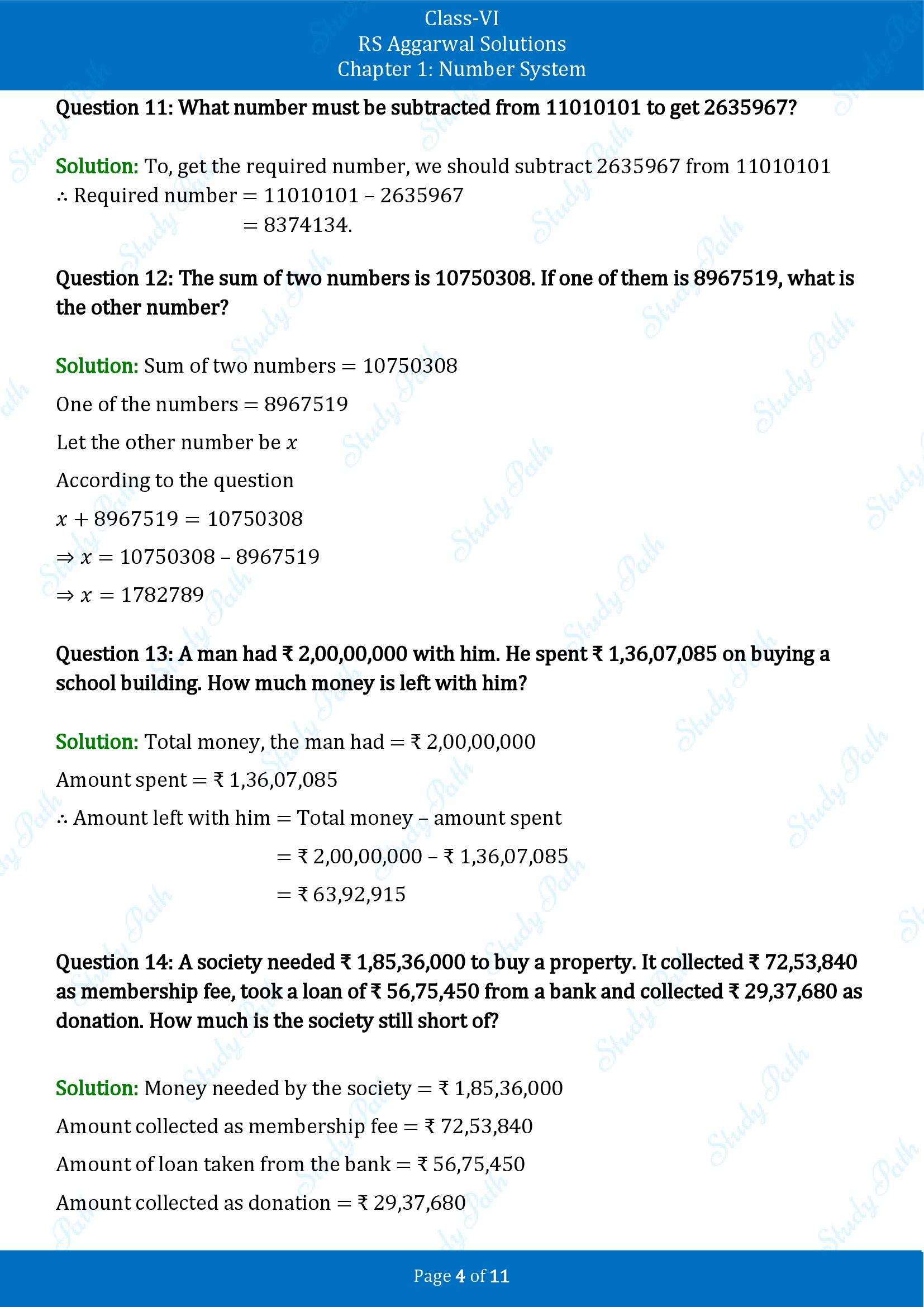 RS Aggarwal Solutions Class 6 Chapter 1 Number System Exercise 1C 00004