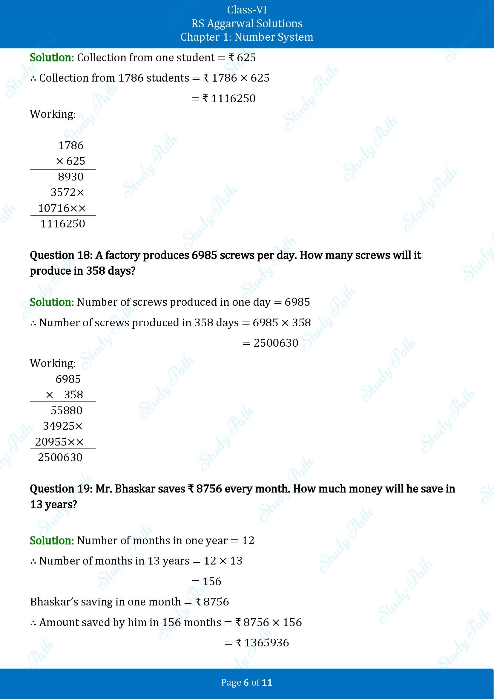RS Aggarwal Solutions Class 6 Chapter 1 Number System Exercise 1C 00006