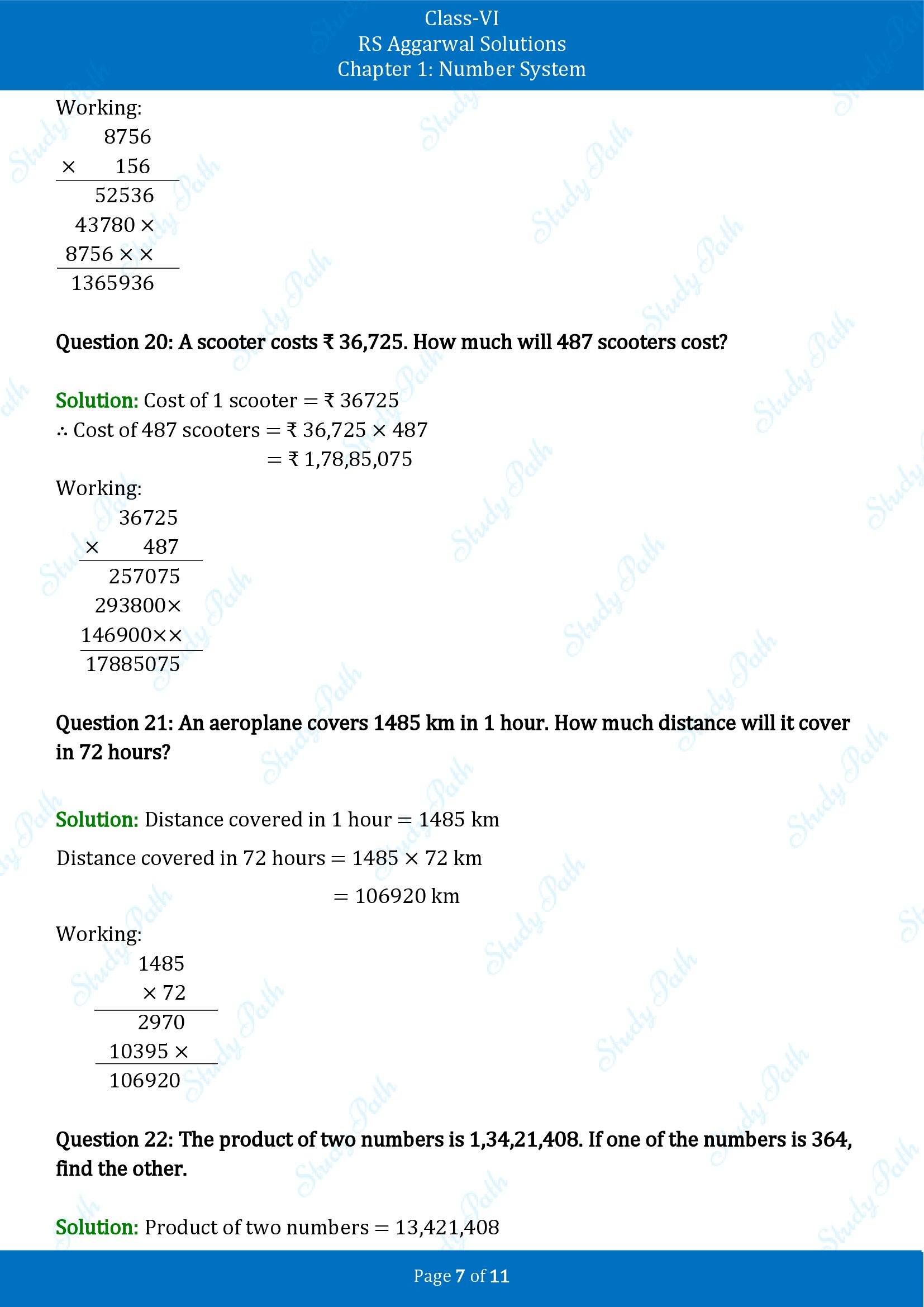 RS Aggarwal Solutions Class 6 Chapter 1 Number System Exercise 1C 00007