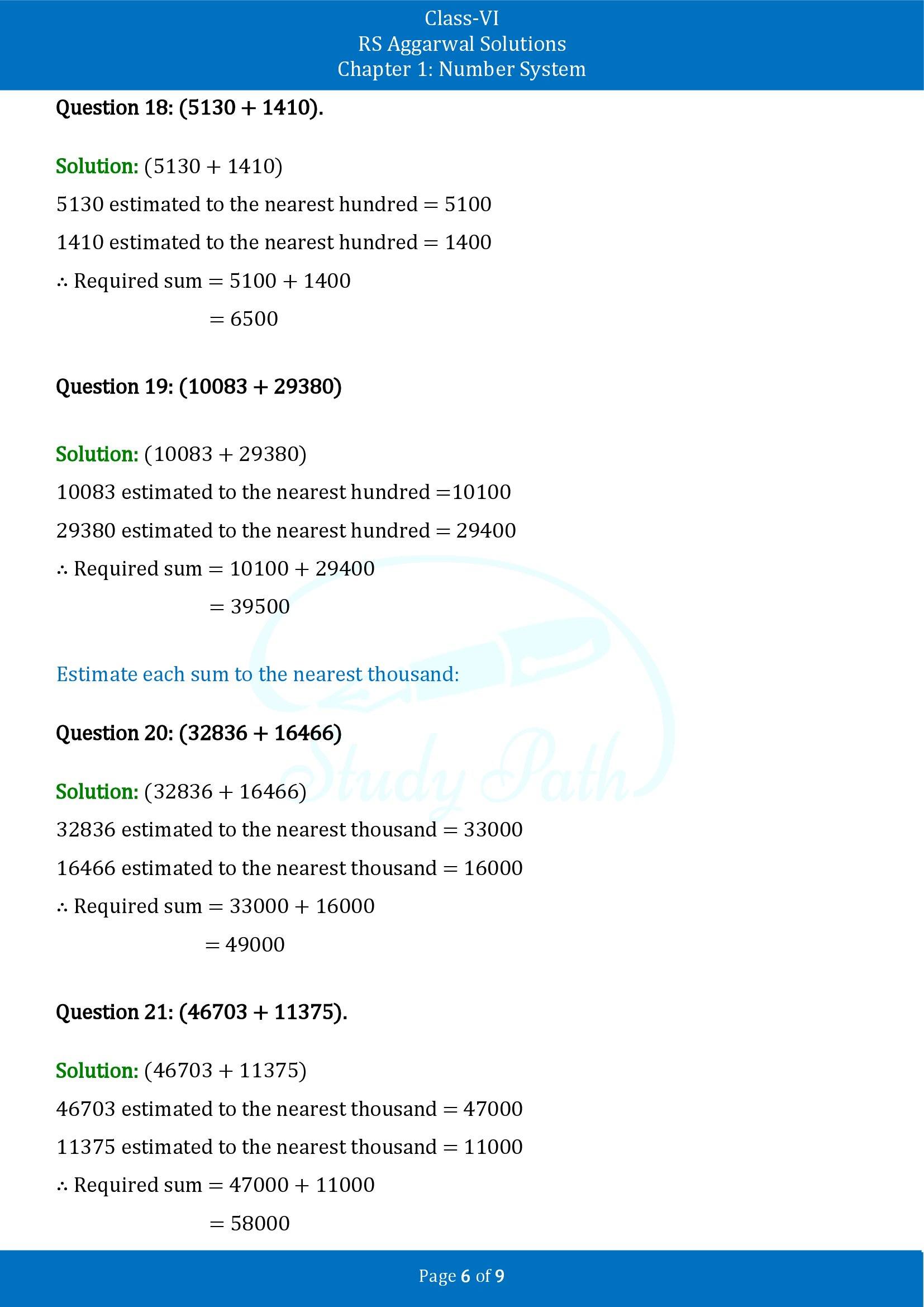 RS Aggarwal Solutions Class 6 Chapter 1 Number System Exercise 1D 00006
