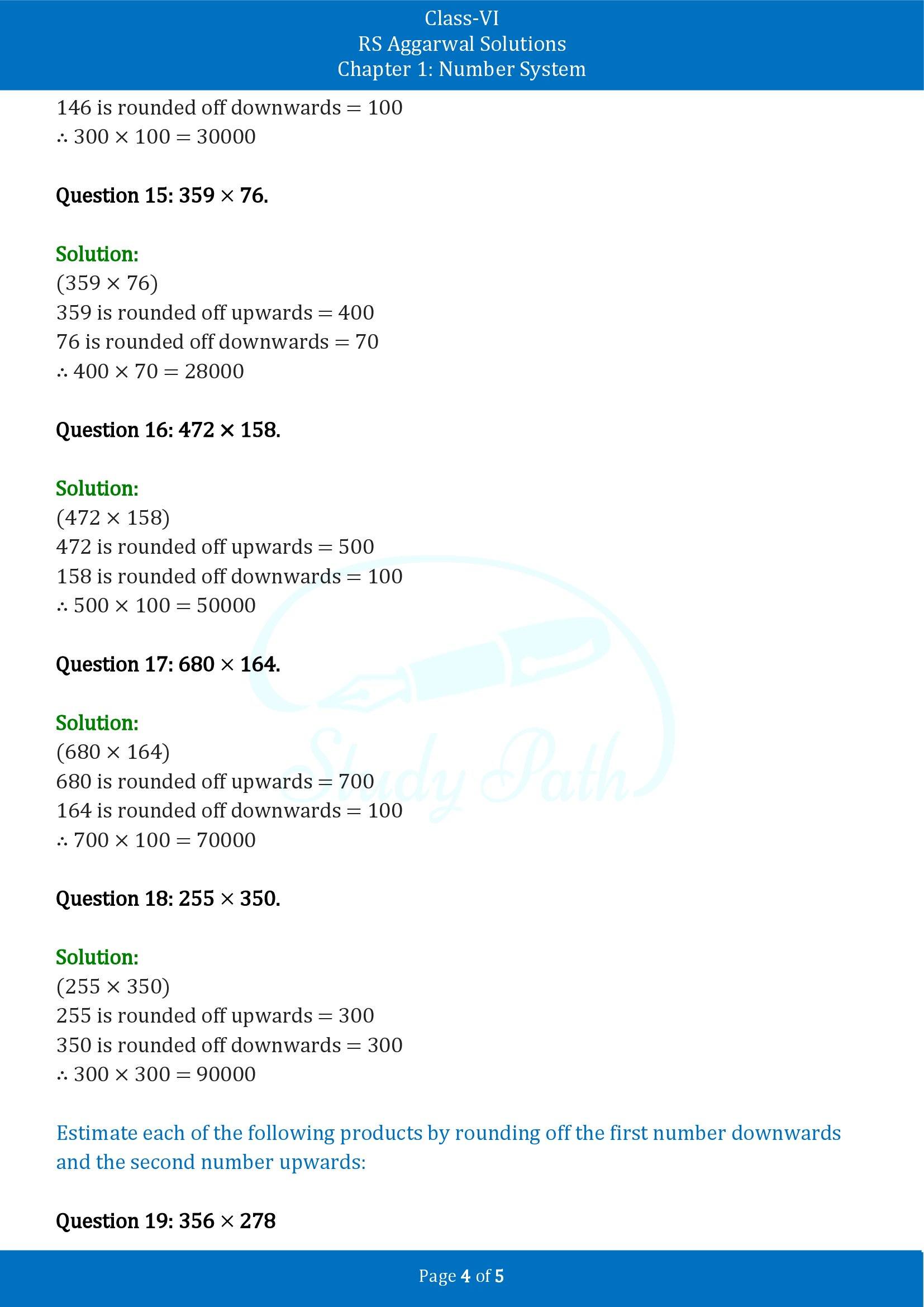 RS Aggarwal Solutions Class 6 Chapter 1 Number System Exercise 1E 00004