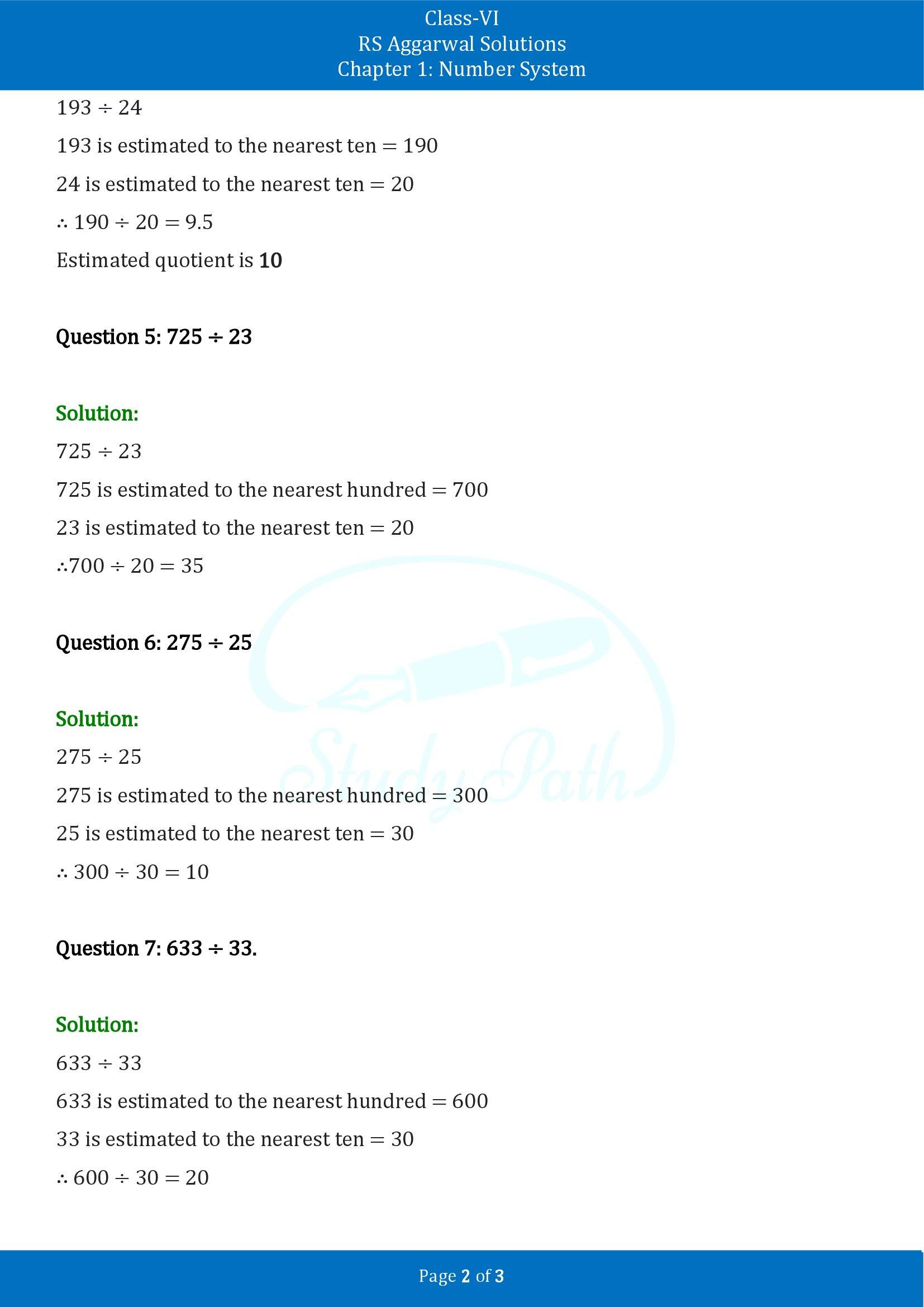 RS Aggarwal Solutions Class 6 Chapter 1 Number System Exercise 1F 00002