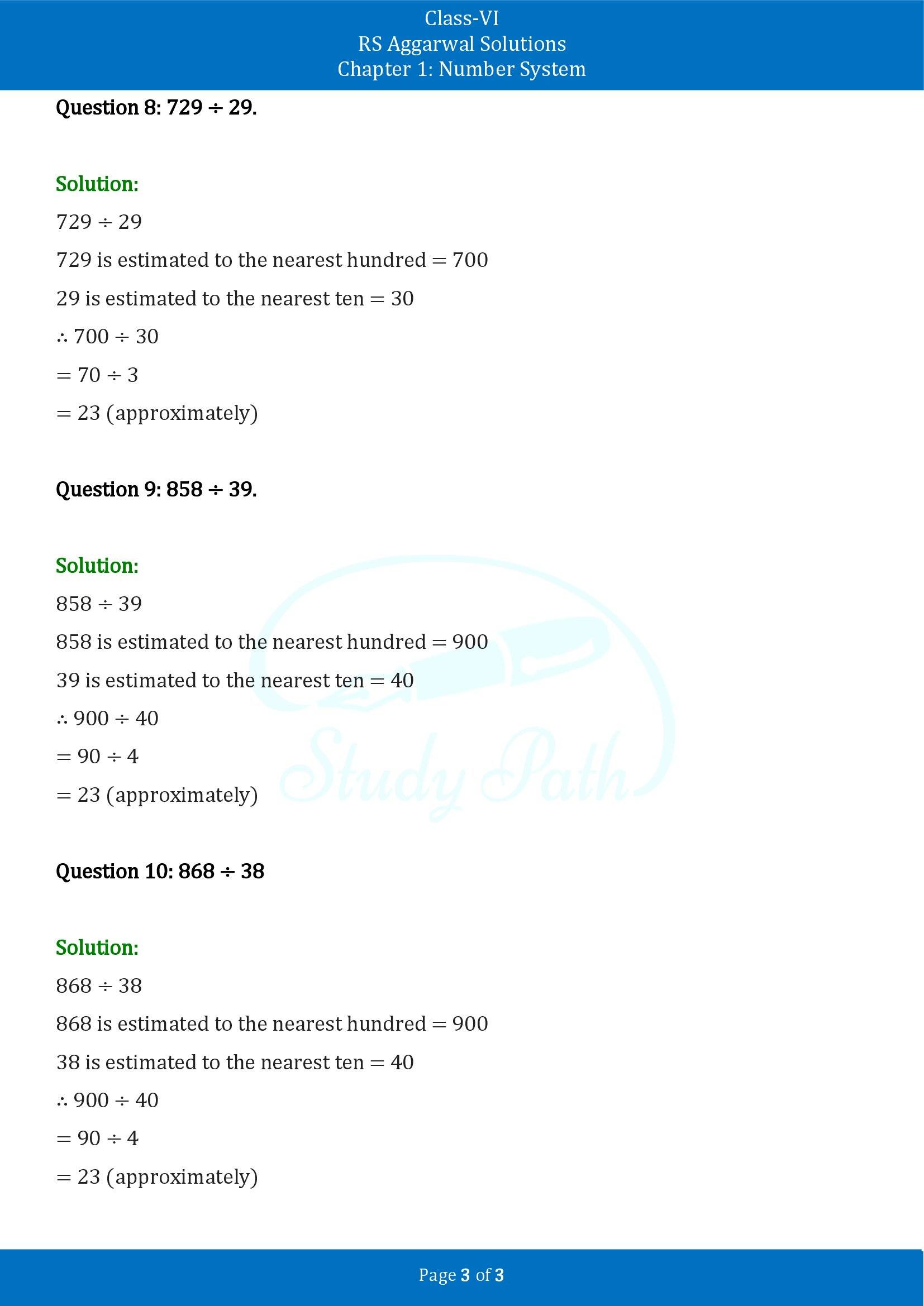RS Aggarwal Solutions Class 6 Chapter 1 Number System Exercise 1F 00003